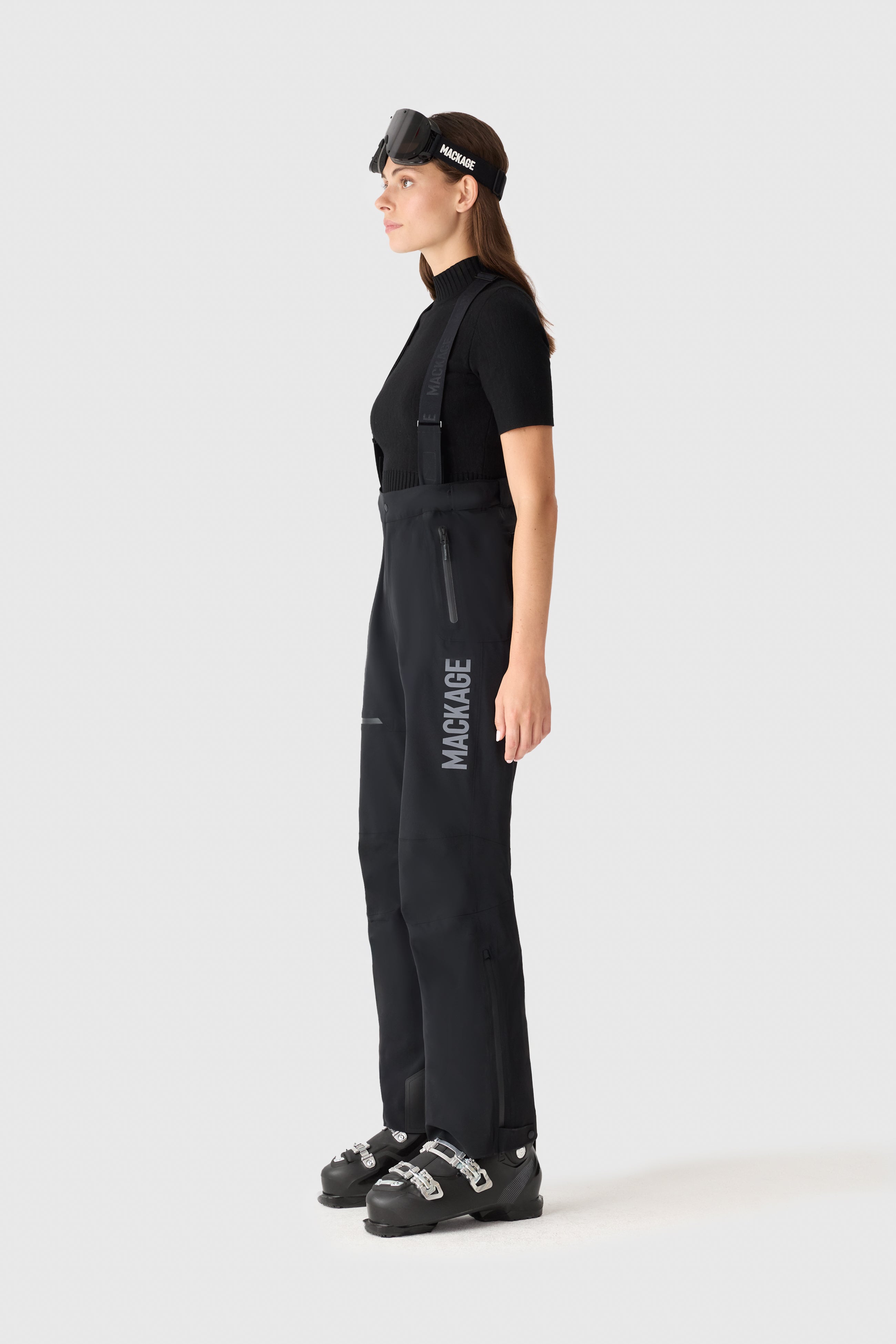 SILVANA 3-Layer Ski Pants With Suspenders for Women | Mackage® US