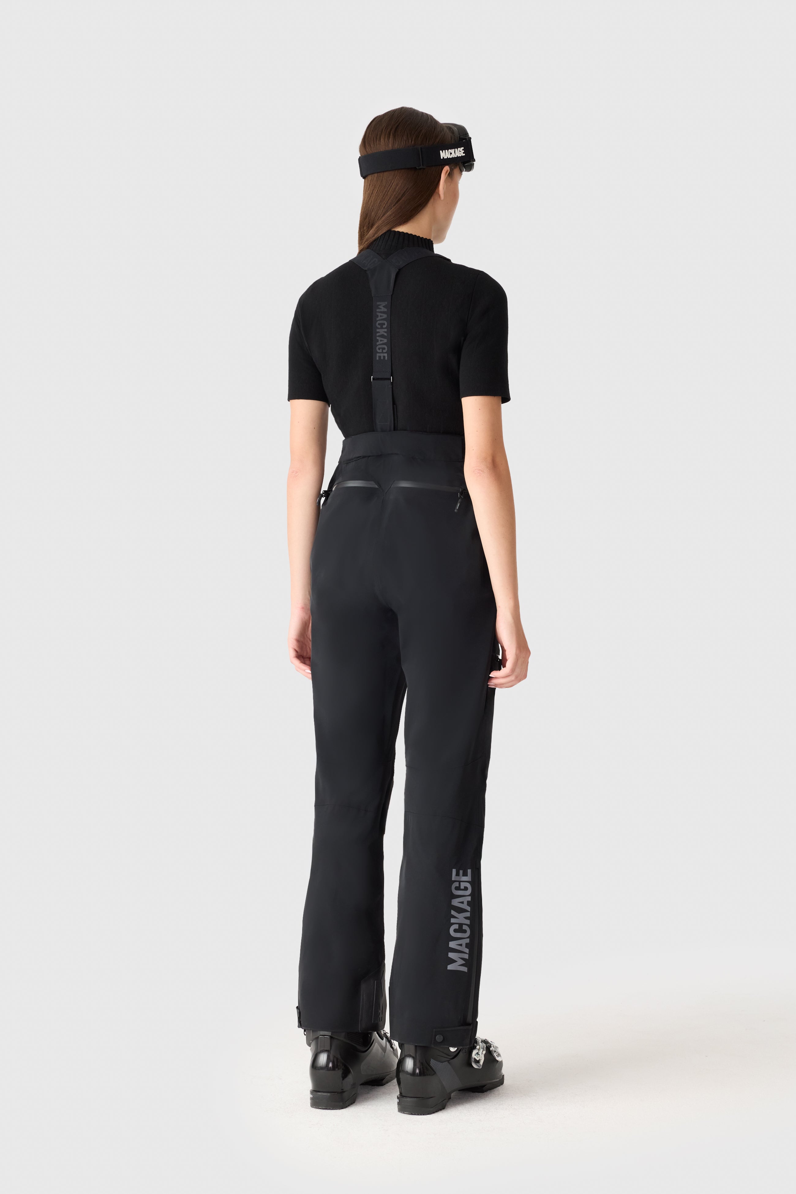 SILVANA 3-Layer Ski Pants With Suspenders for Women | Mackage® US