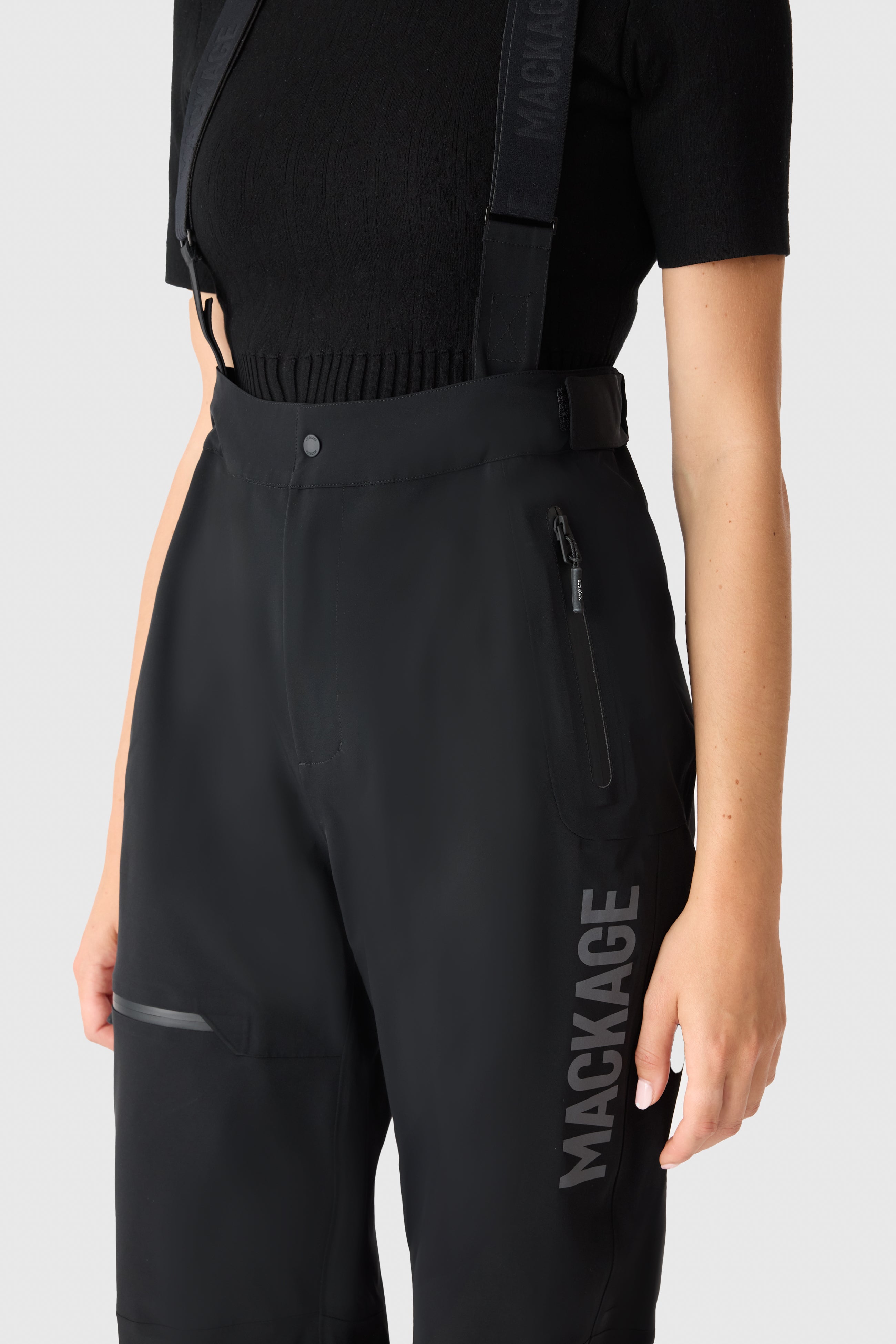 SILVANA 3-Layer Ski Pants With Suspenders for Women | Mackage® US