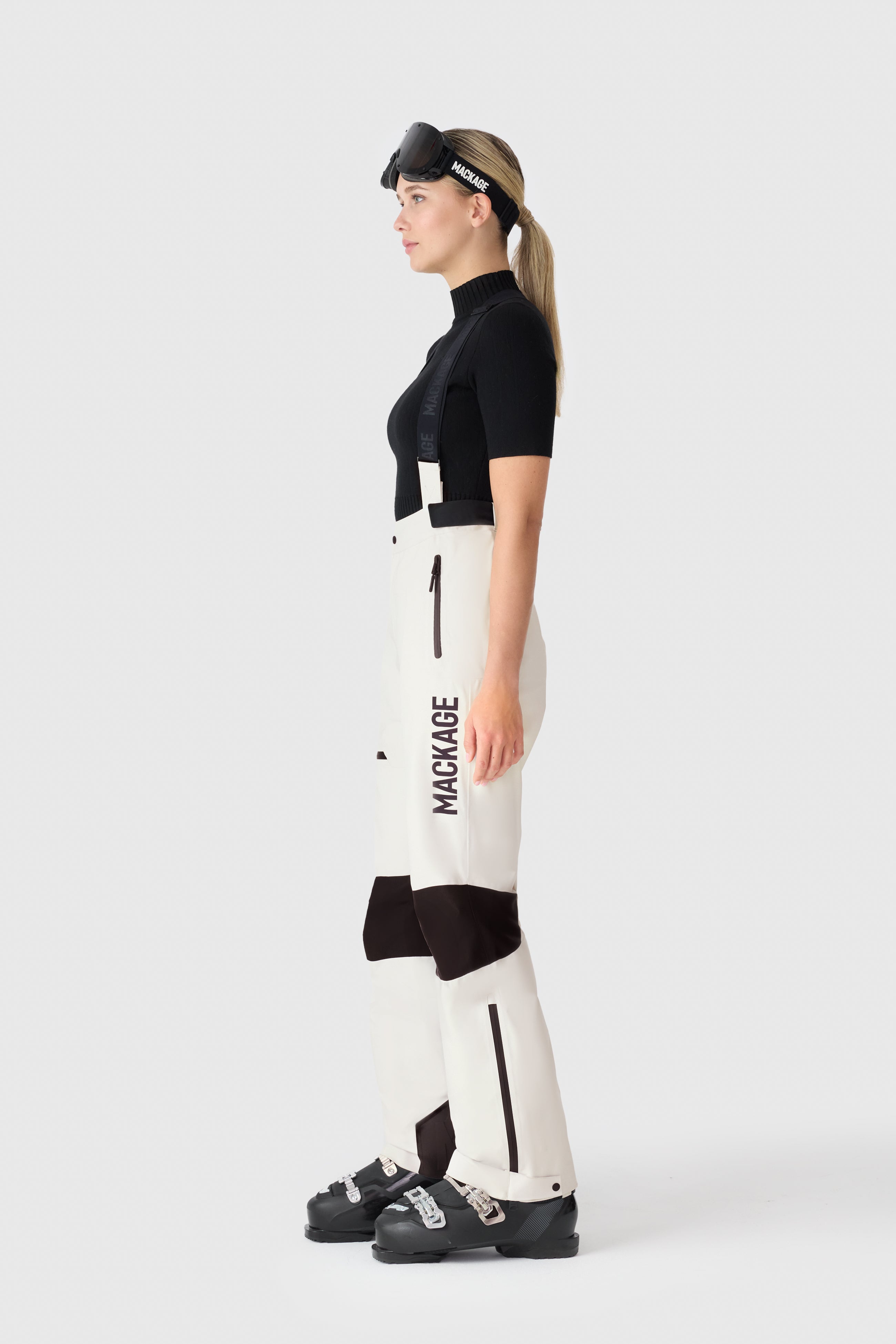 SILVANA 3-Layer Ski Pants With Suspenders for Women | Mackage® US