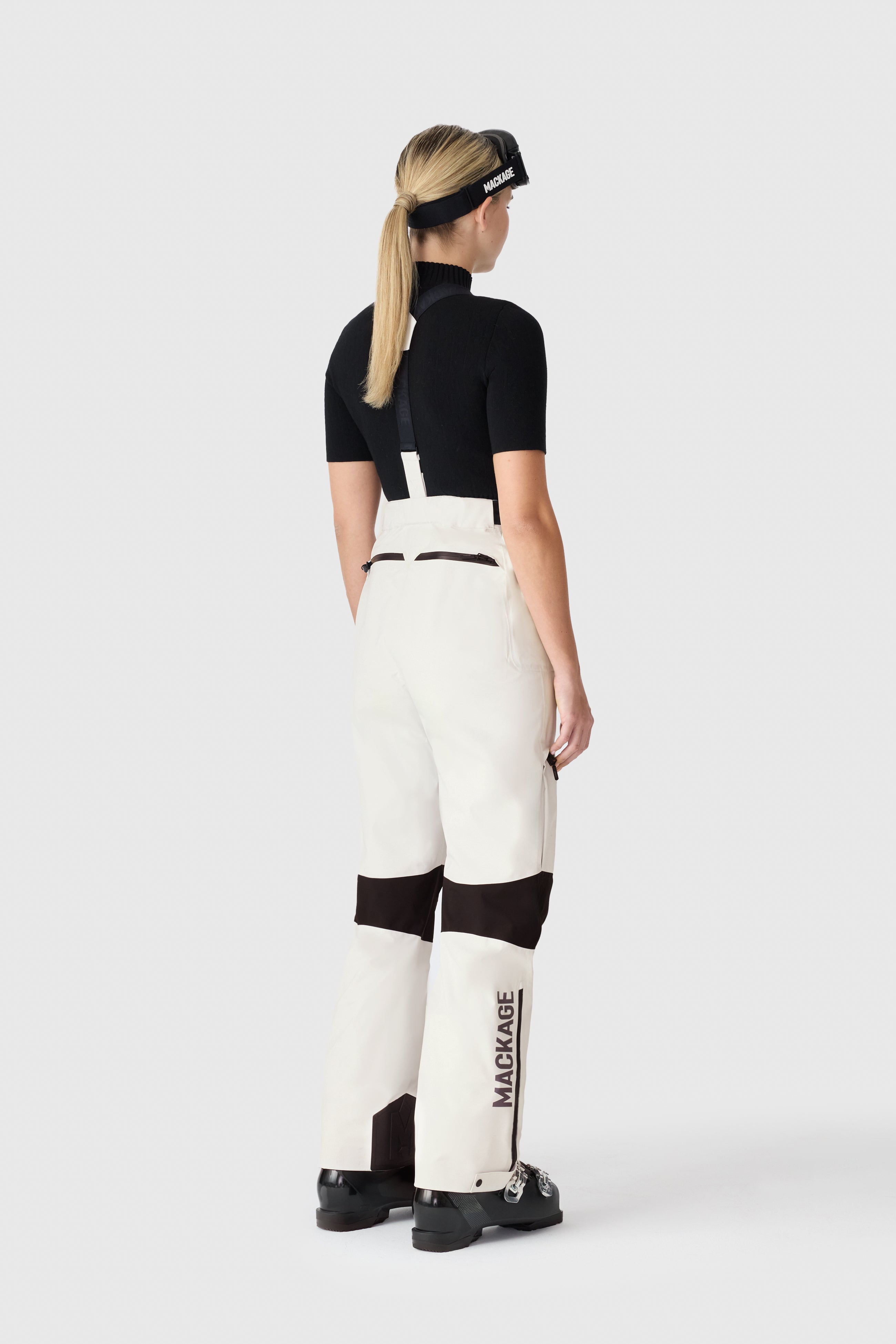 SILVANA 3-Layer Ski Pants With Suspenders for Women | Mackage® US