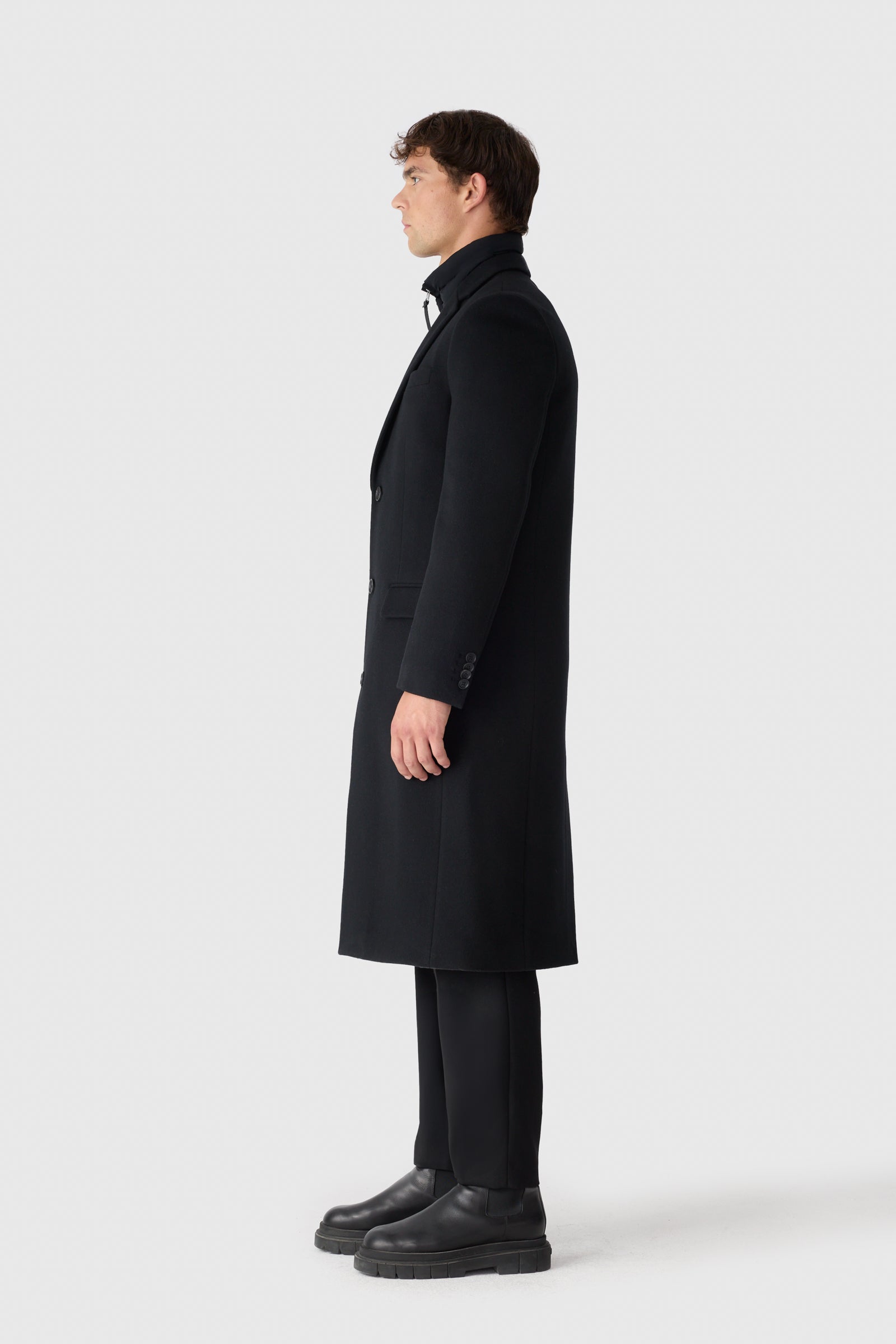 SKAI-LG 3-in-1 Wool Coat - removable Down Liner for Men | Mackage® US