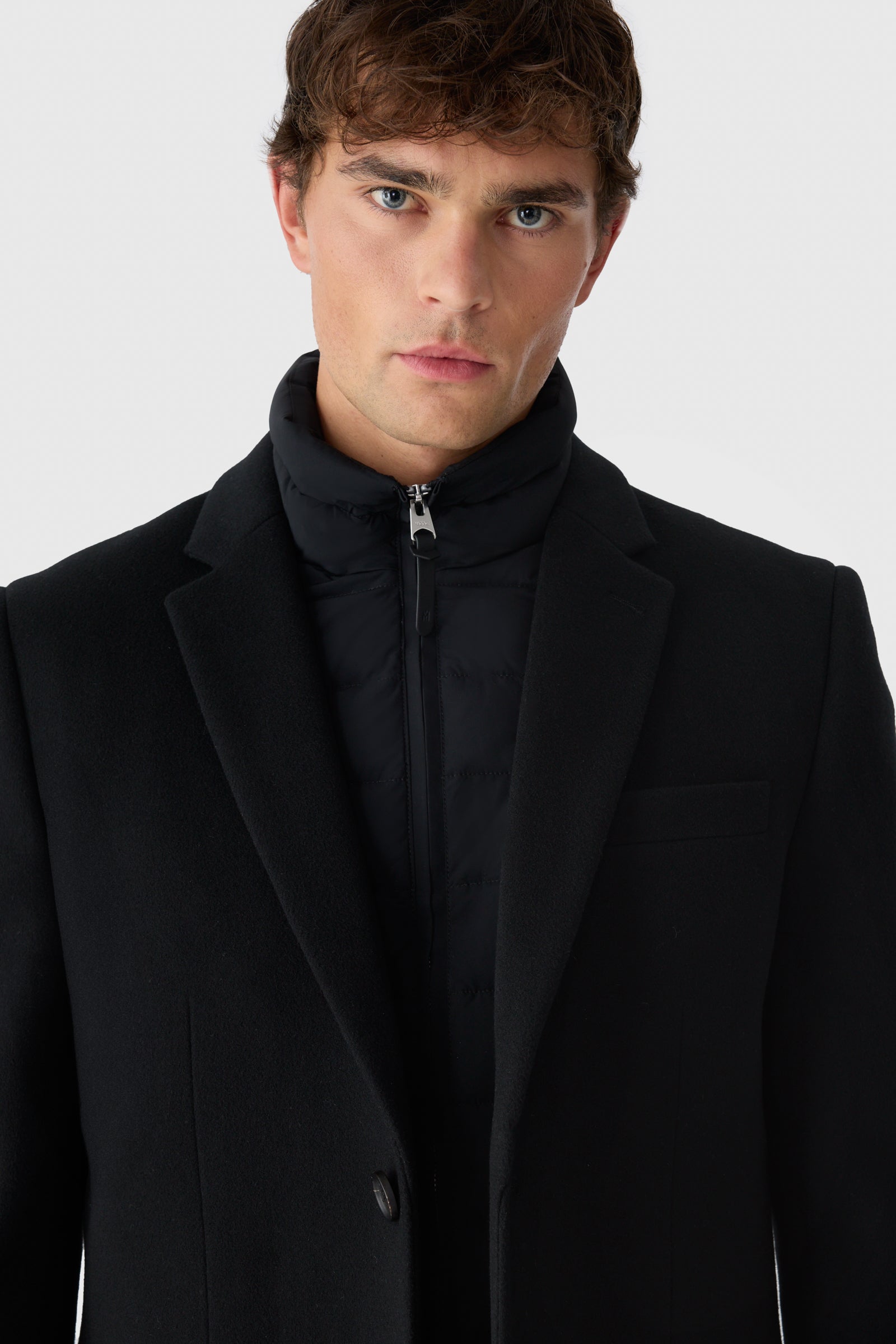 SKAI-LG 3-in-1 Wool Coat - removable Down Liner for Men | Mackage® US