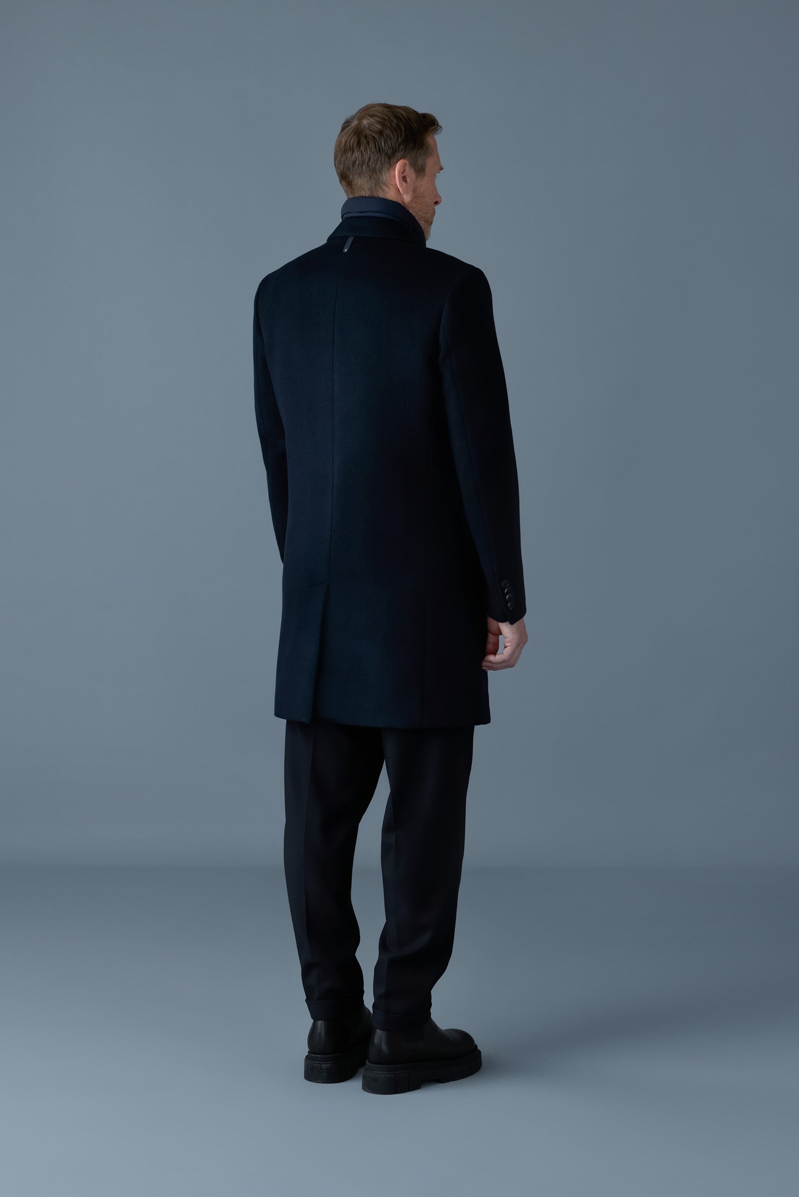 Skai-SLB, 3-in-1 wool coat with removable down liner | Mackage® US