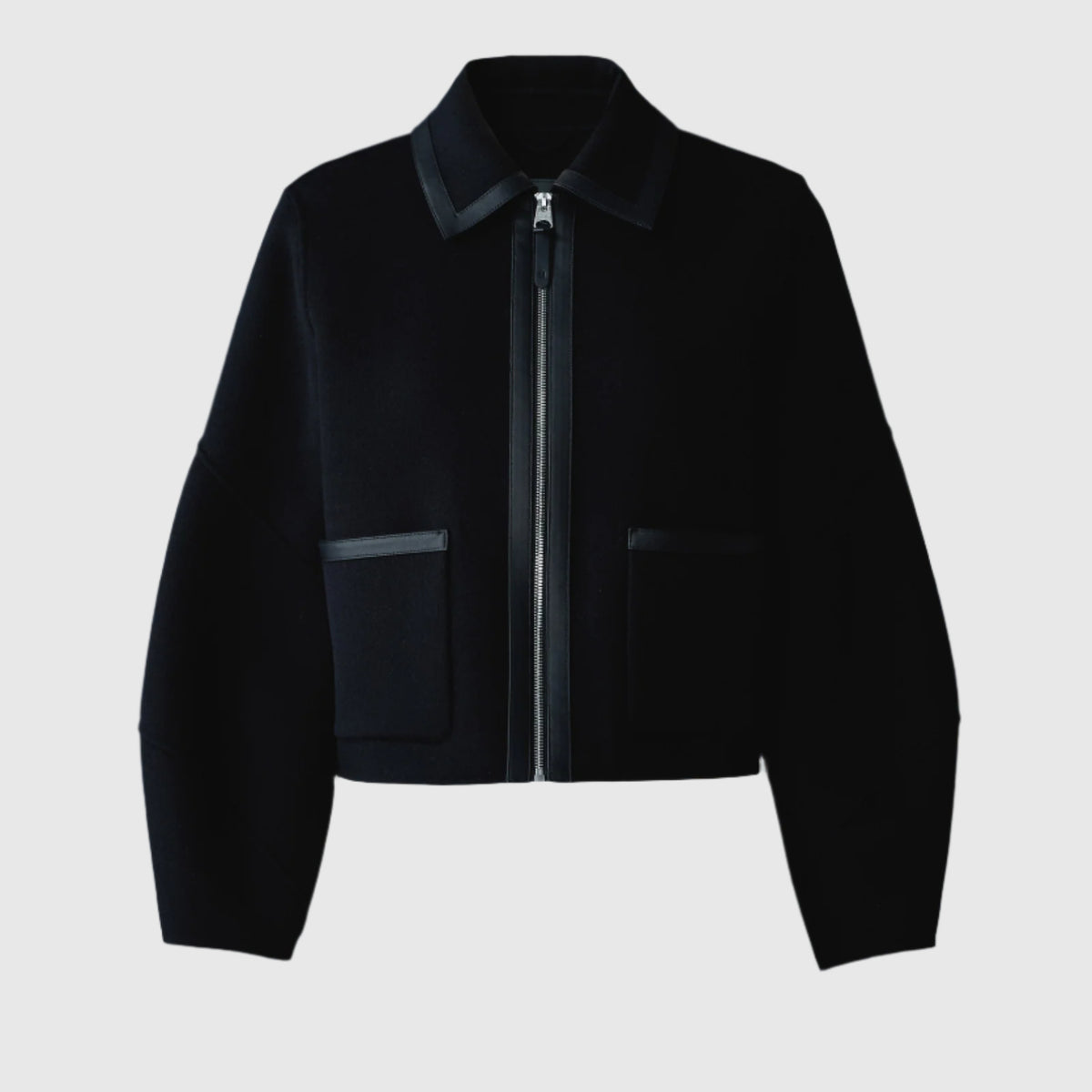 MACKAGEマッカージュ●SOLANA バルーンスリーブウールジャケット Solana, double-face wool balloon sleeved short jacket