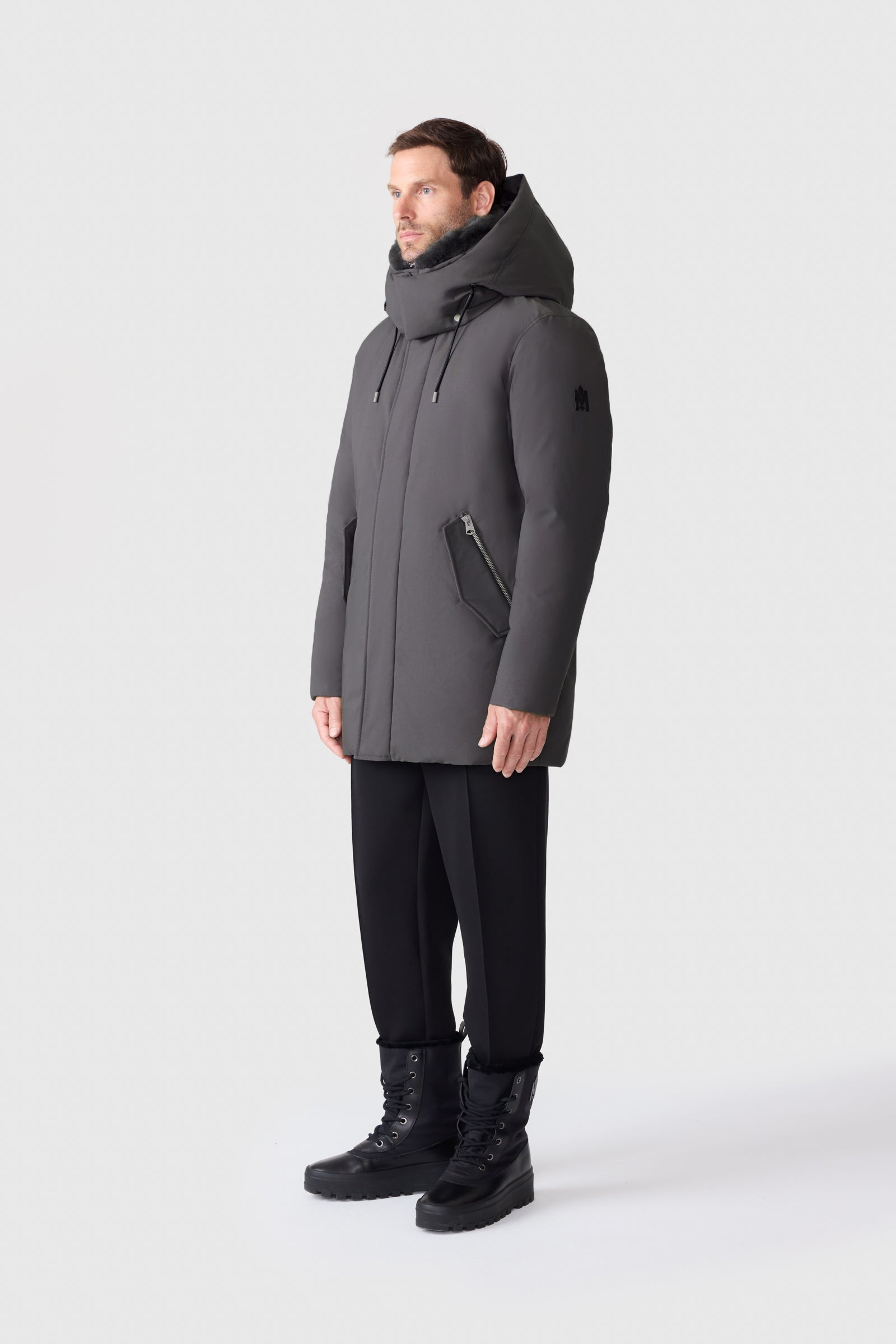 MACKAGE マシキダウン　S〜Mサイズ SULLIVAN-Z 2-in-1 Down Coat with Removable Bib for Men | Mackage US
