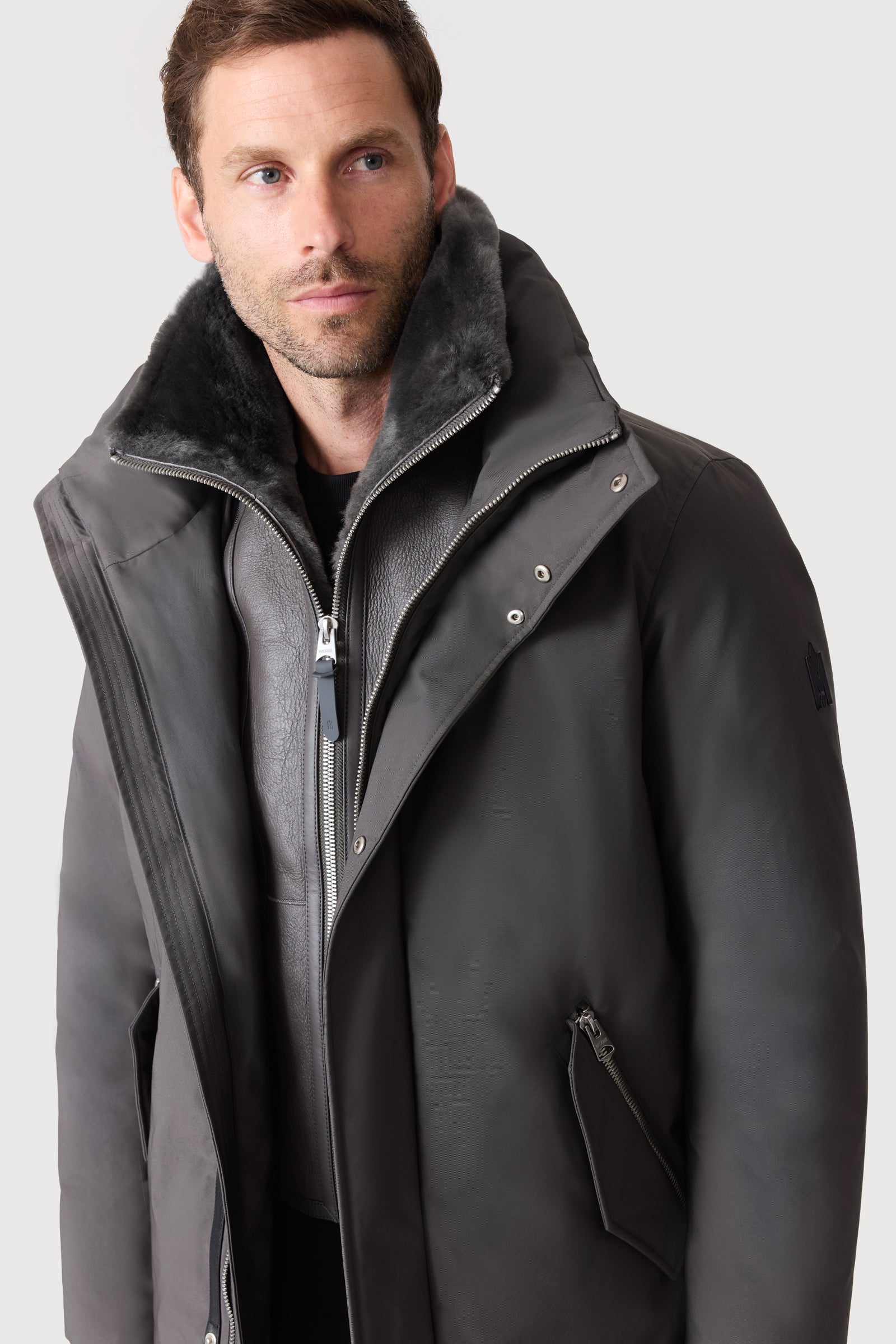 SULLIVAN-Z 2-in-1 Down Coat with Removable Bib for Men | Mackage US