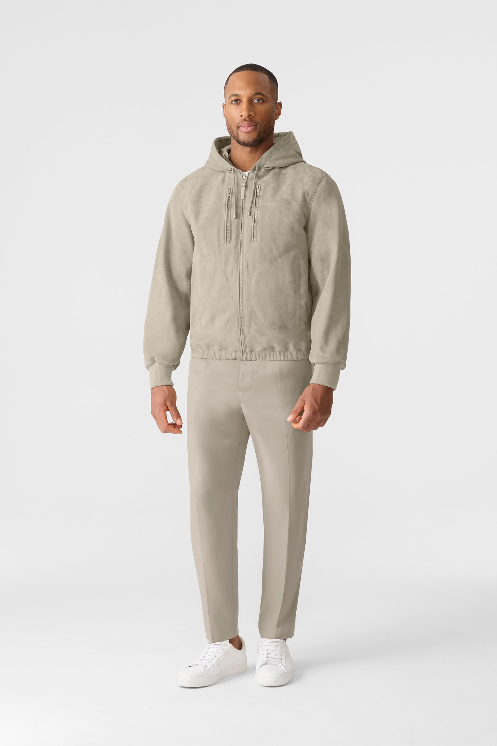 SYLAS-SU Suede Hooded Jacket for Men | Mackage® US