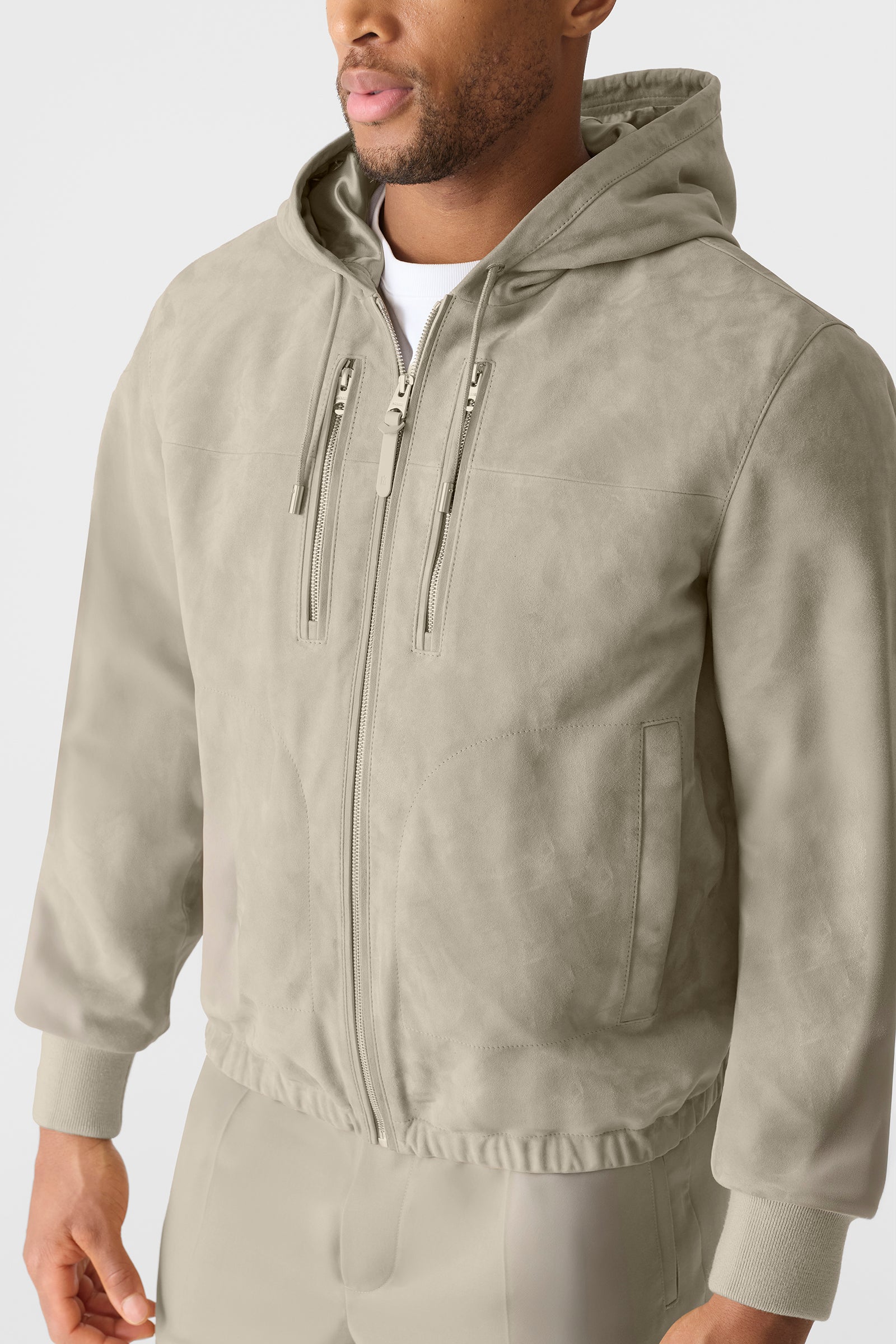SYLAS-SU Suede Hooded Jacket for Men | Mackage® US