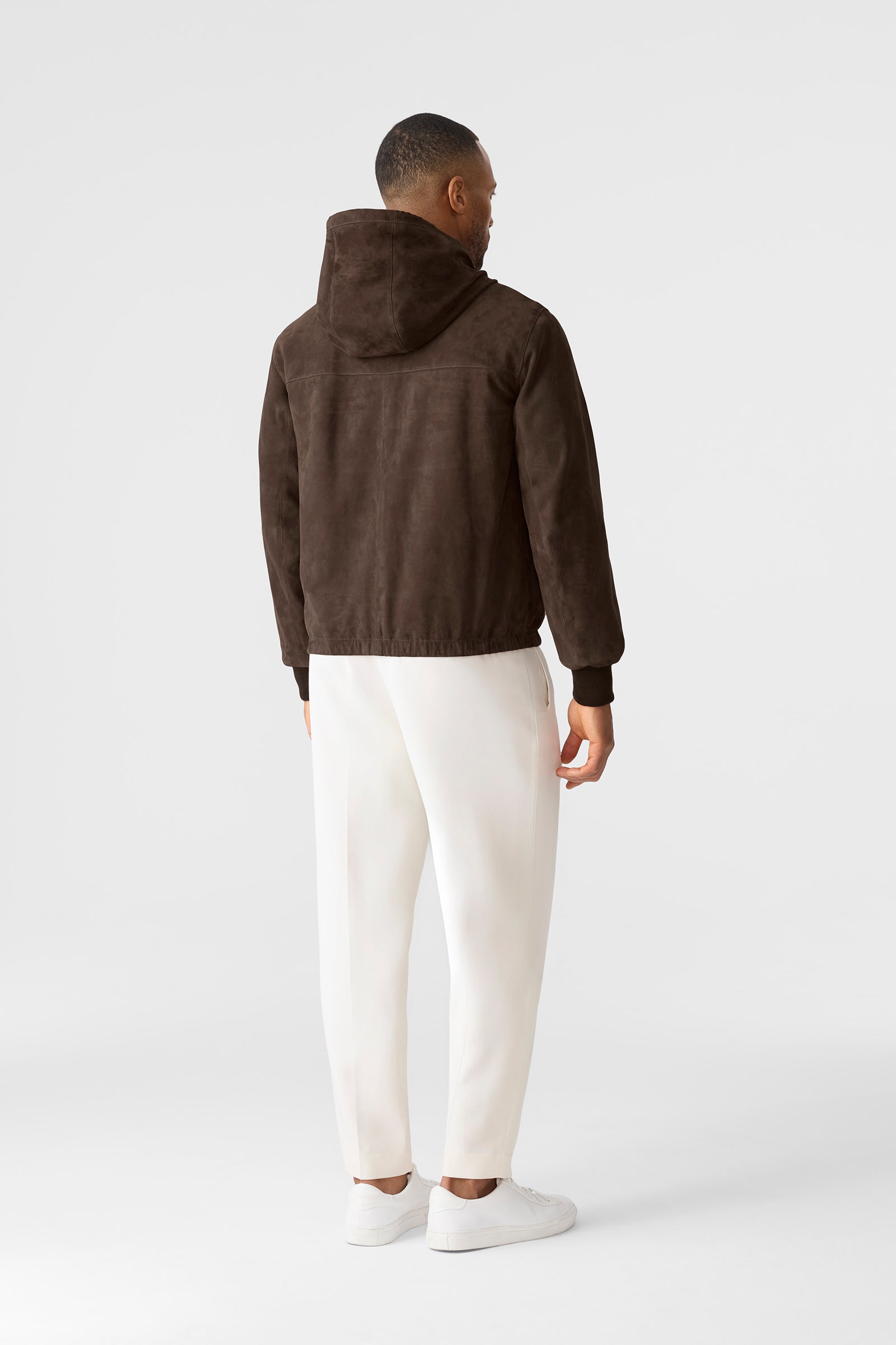 SYLAS-SU Suede Hooded Jacket for Men | Mackage® US