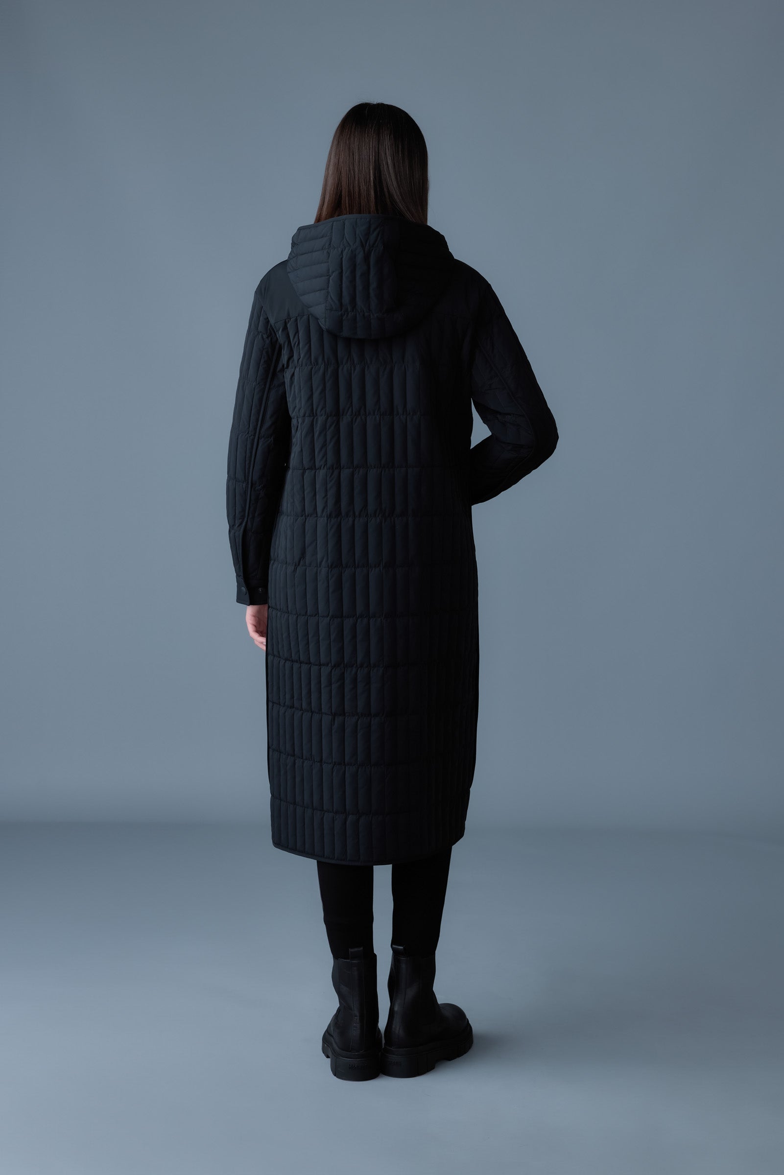 Tadoka, light down vertical quilted coat | Mackage® US