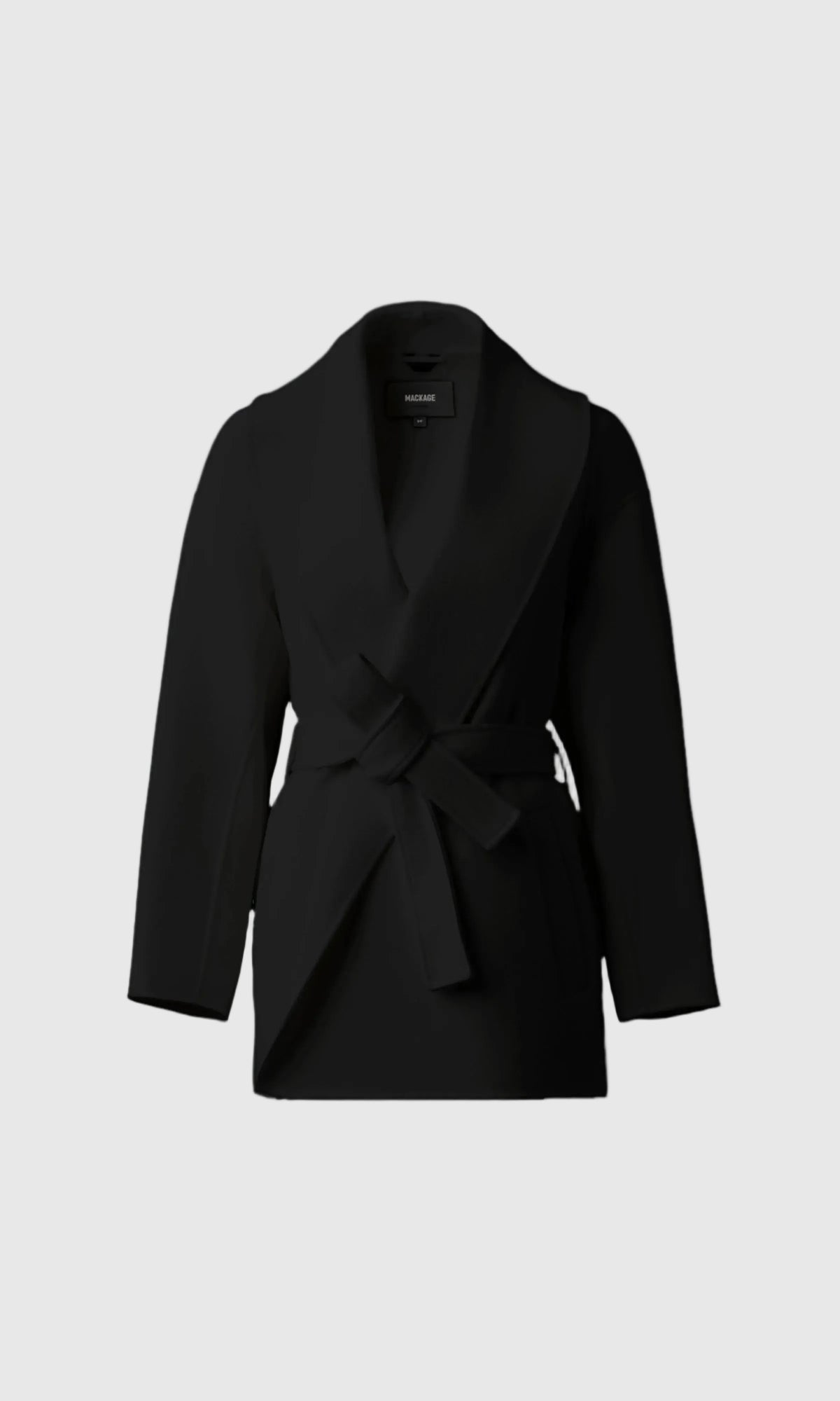 Mackage Womens Cream Wool Wrap Coat Size X Small