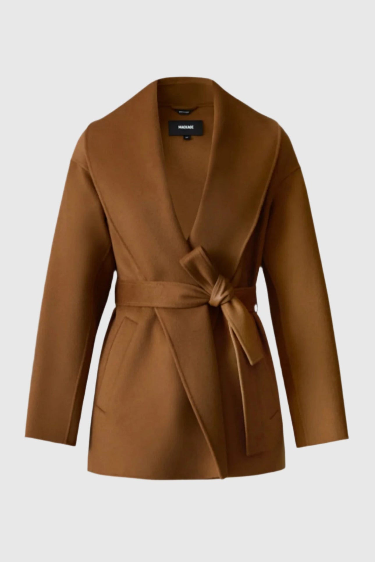 ジャケット・アウター Hamilton Wool  Dress Coat mocha / S Wool Coats for Women | Mackage® US Official Site