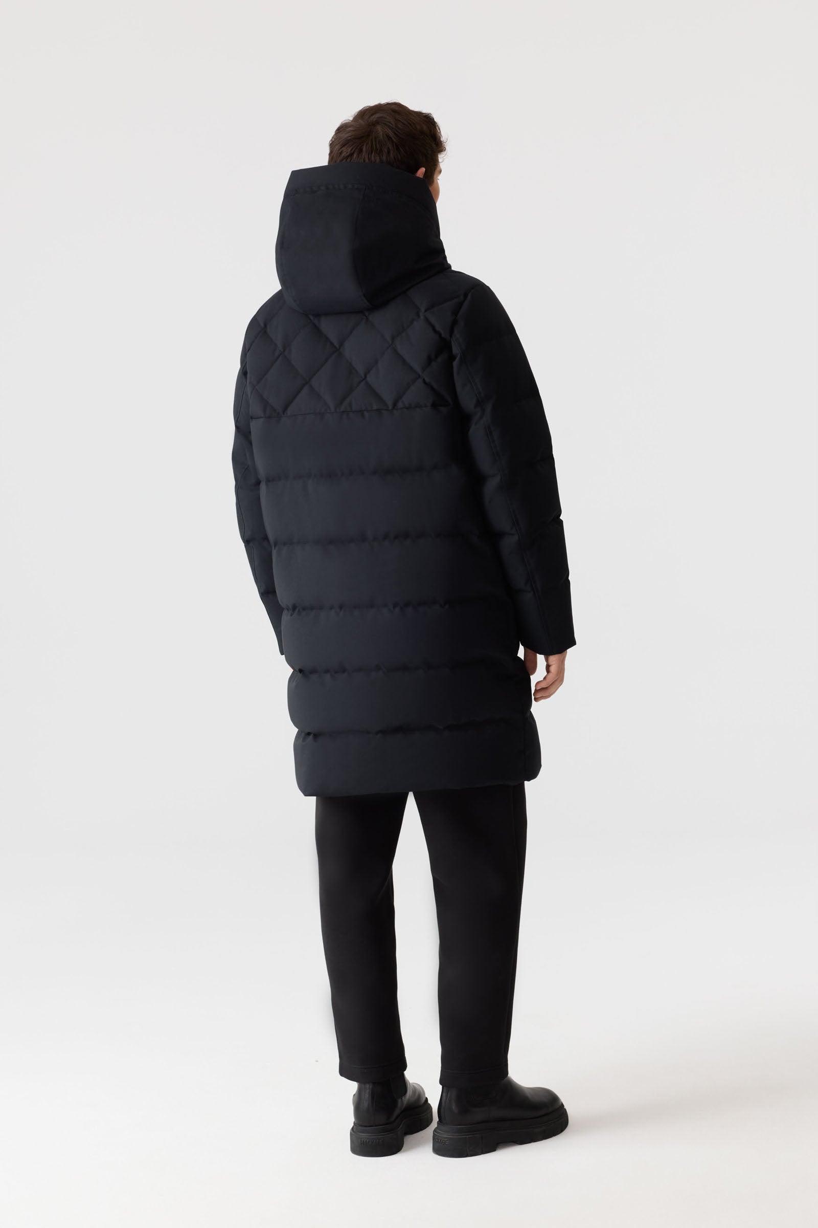 WERNER-Z Quilted Down Parka With Removable Bib for Men | Mackage US