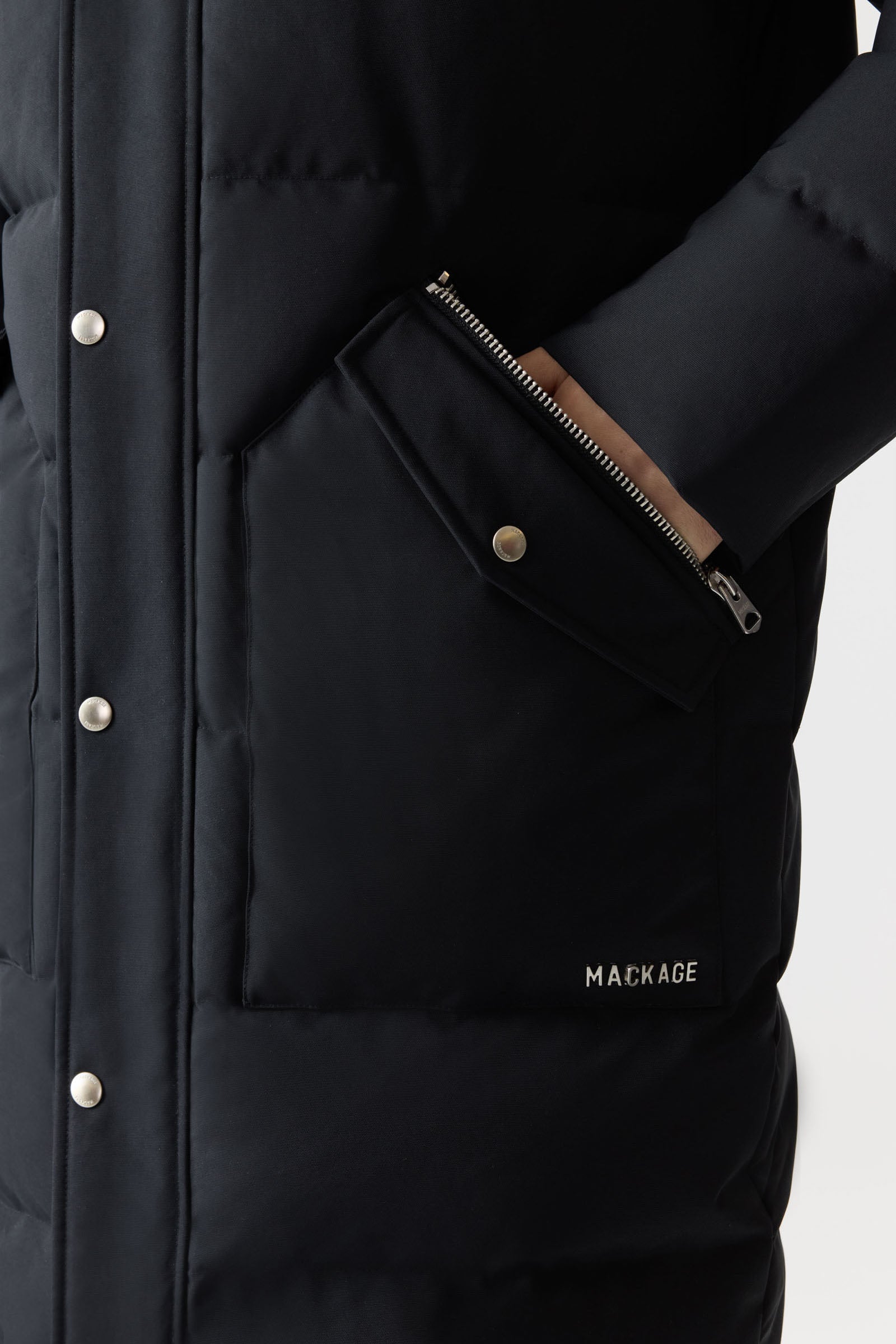 WERNER-Z Quilted Down Parka With Removable Bib for Men | Mackage US