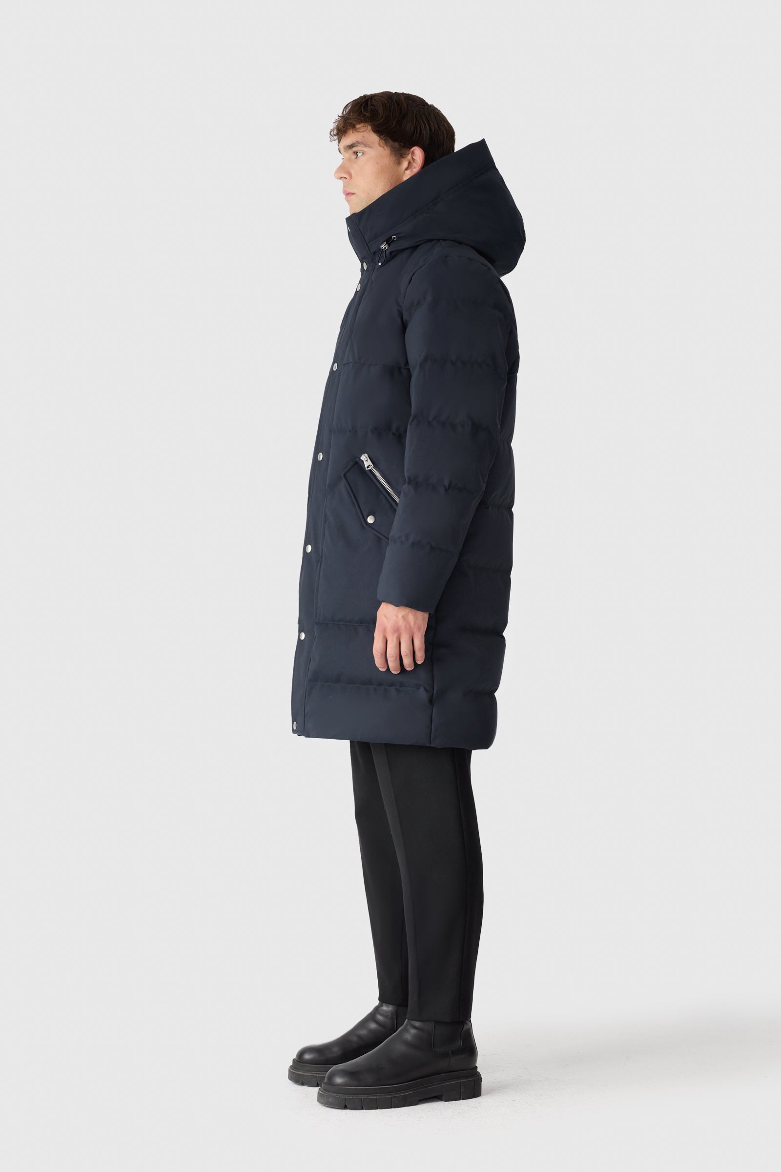 WERNER-Z Quilted Down Parka With Removable Bib for Men | Mackage US