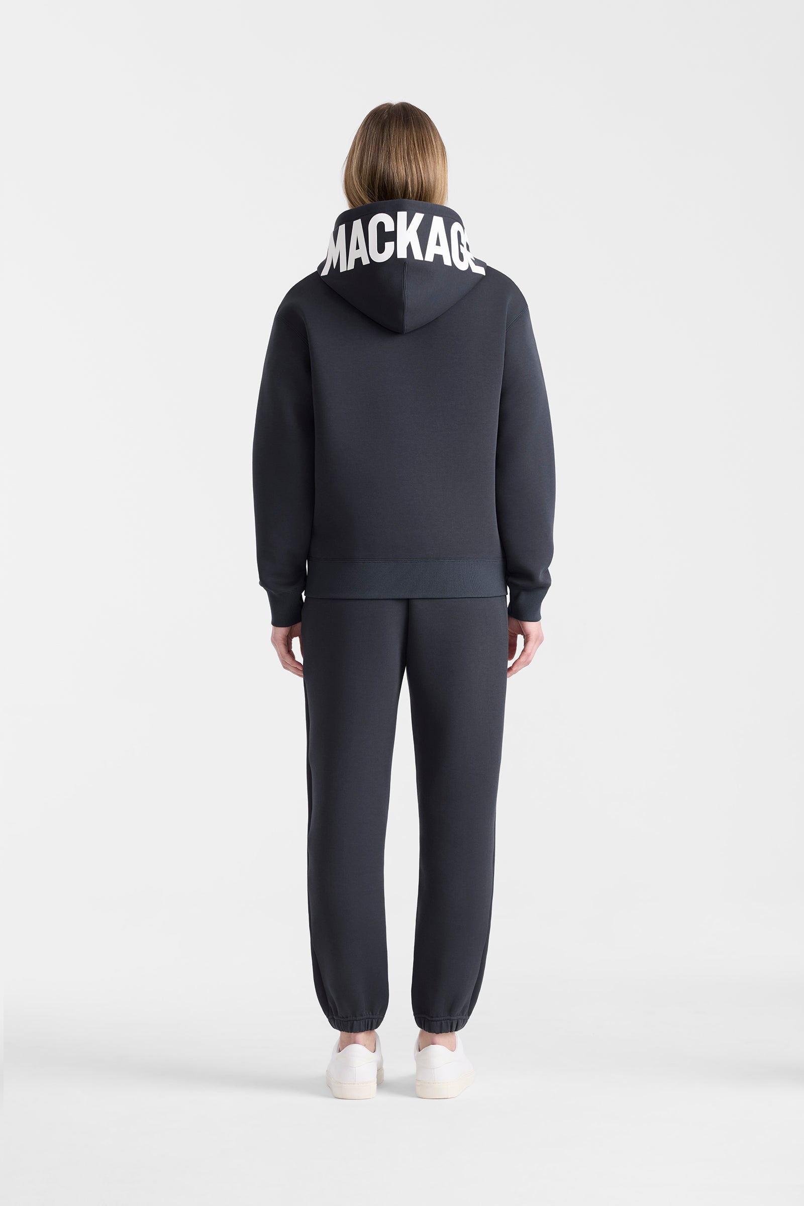 ZOSIA-Z Double-Face Jersey Logo Hoodie for Women | Mackage® US