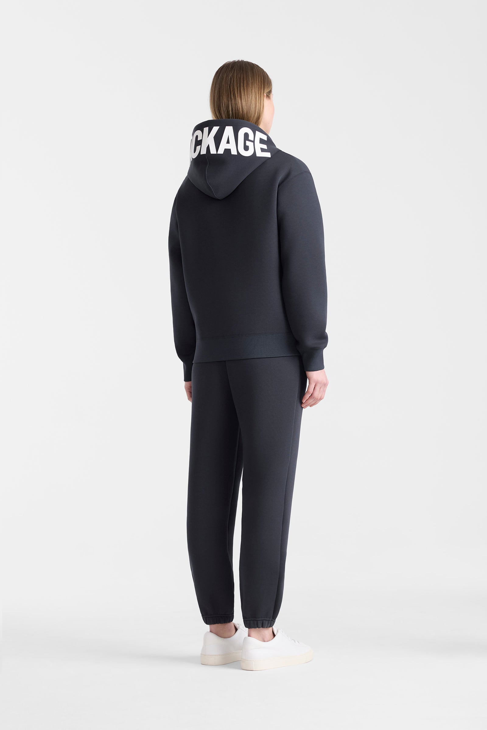 ZOSIA-Z Double-Face Jersey Logo Hoodie for Women | Mackage® US