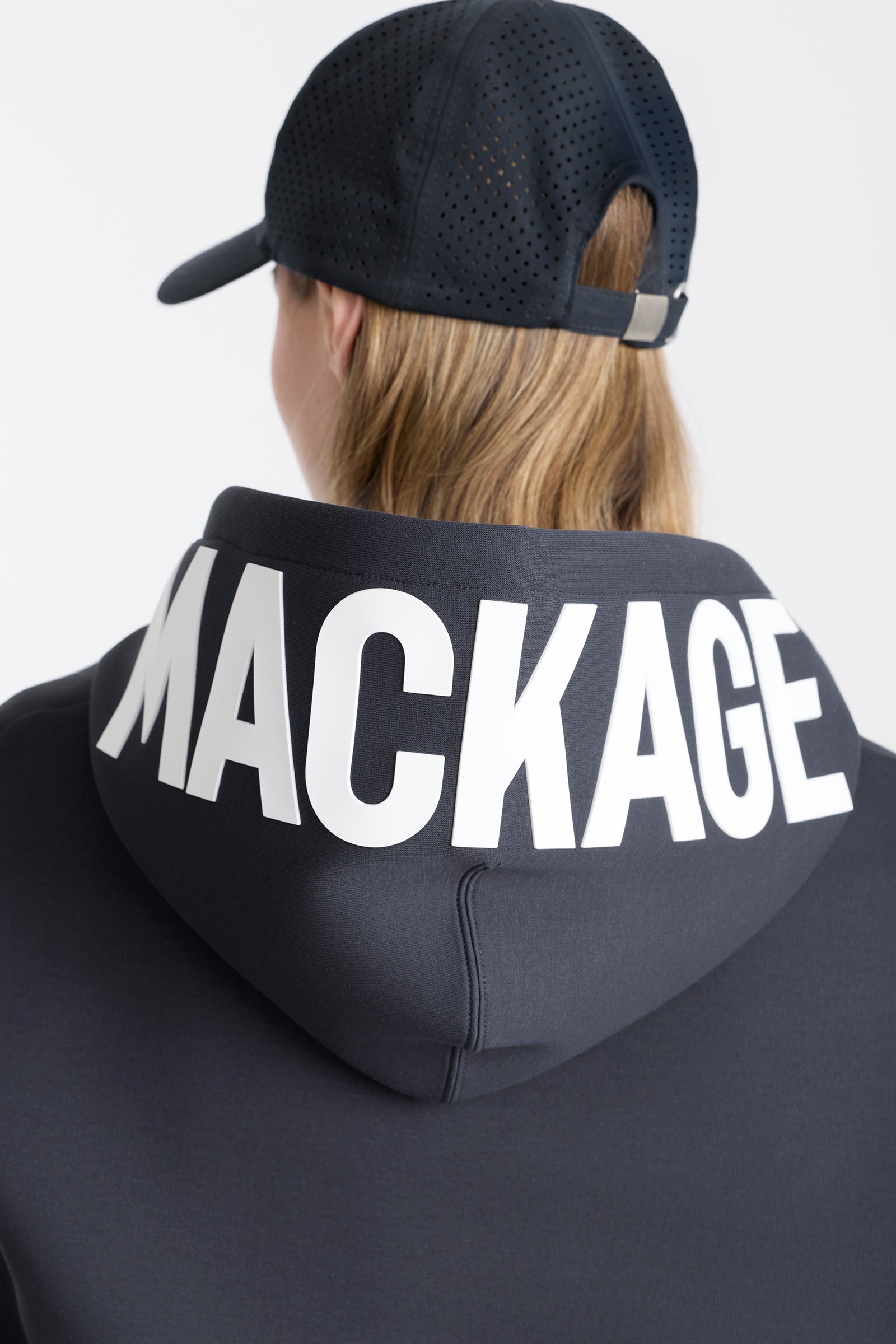 ZOSIA-Z Double-Face Jersey Logo Hoodie for Women | Mackage® US