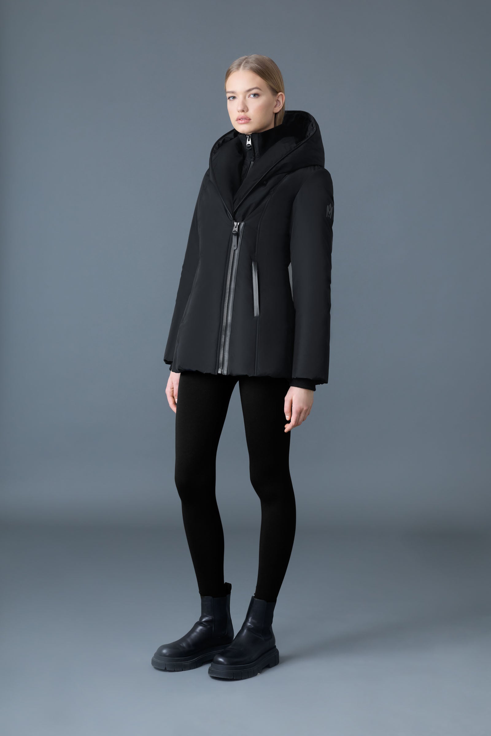 Adali-NFR, Down coat with Signature Mackage Collar for ladies