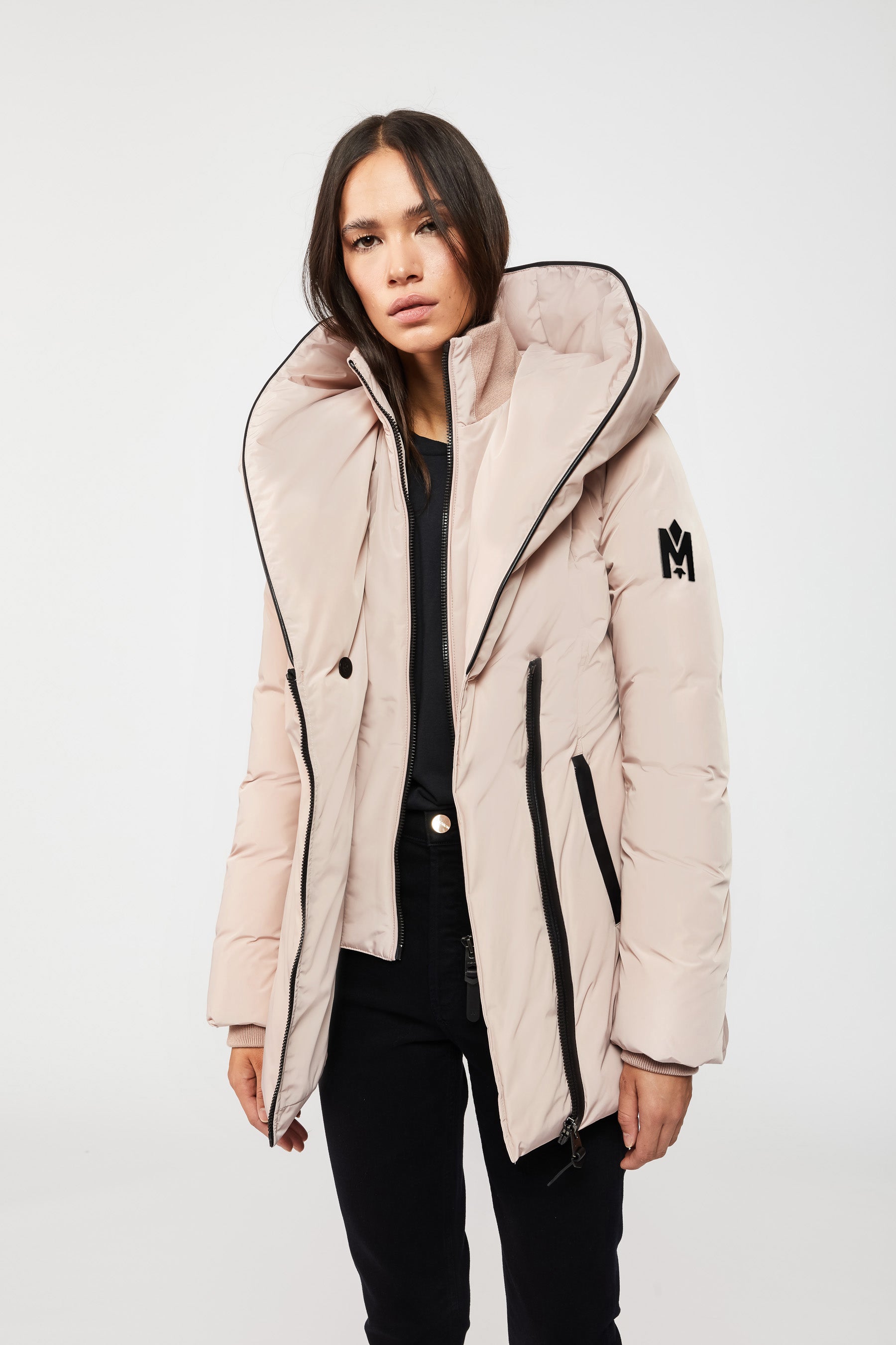 Adali-NFR, Down coat with Signature Mackage Collar for ladies