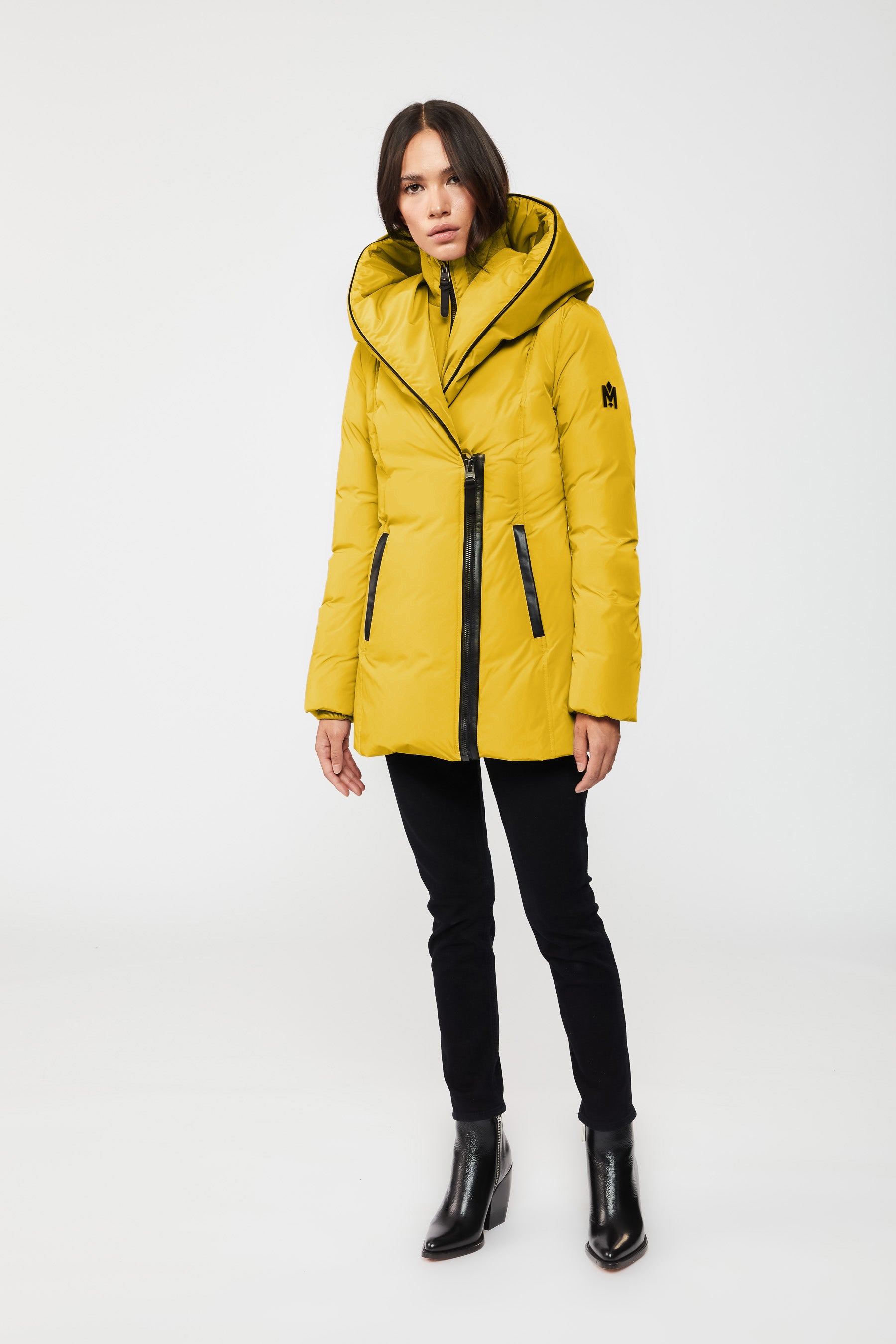 Adali-NFR, Down coat with Signature Mackage Collar for ladies