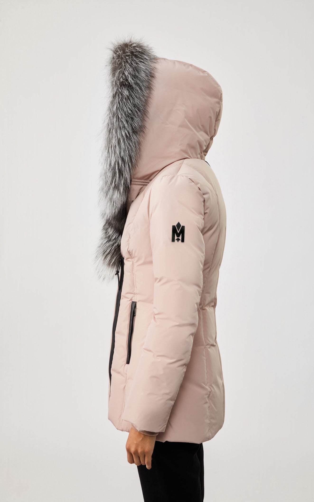 Adali-X, Down coat with silver fox fur Signature Mackage Adali-X, Down coat with silver fox fur Signature Mackage