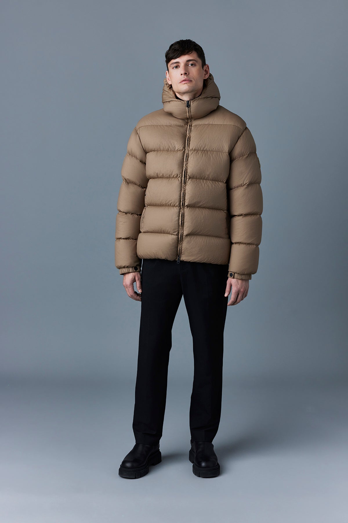 Adelmo, Heavy down jacket with soft-wash crinkle for men | Mackage® US