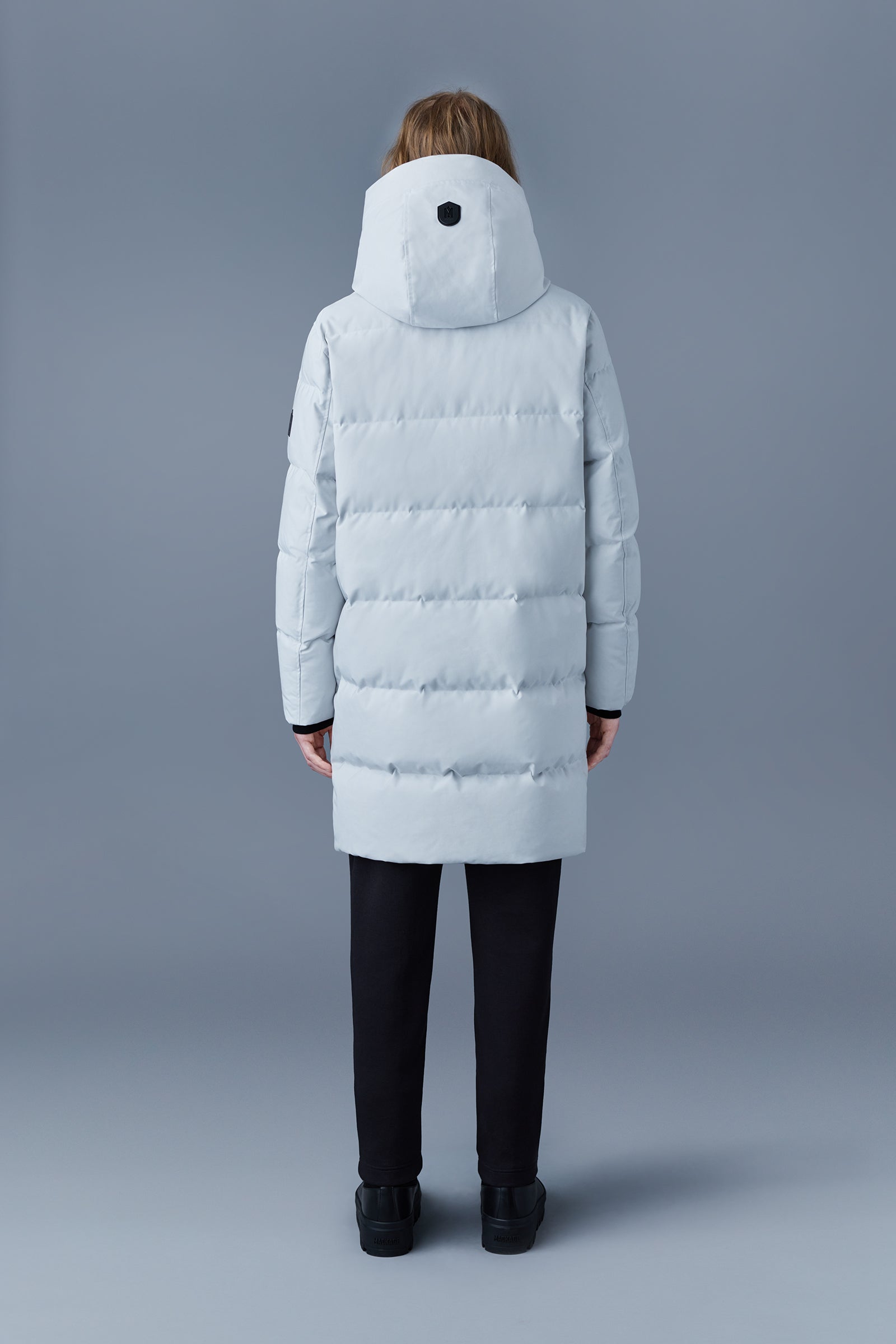 Antoine, 2-in-1 recycled down parka with removable bib for men