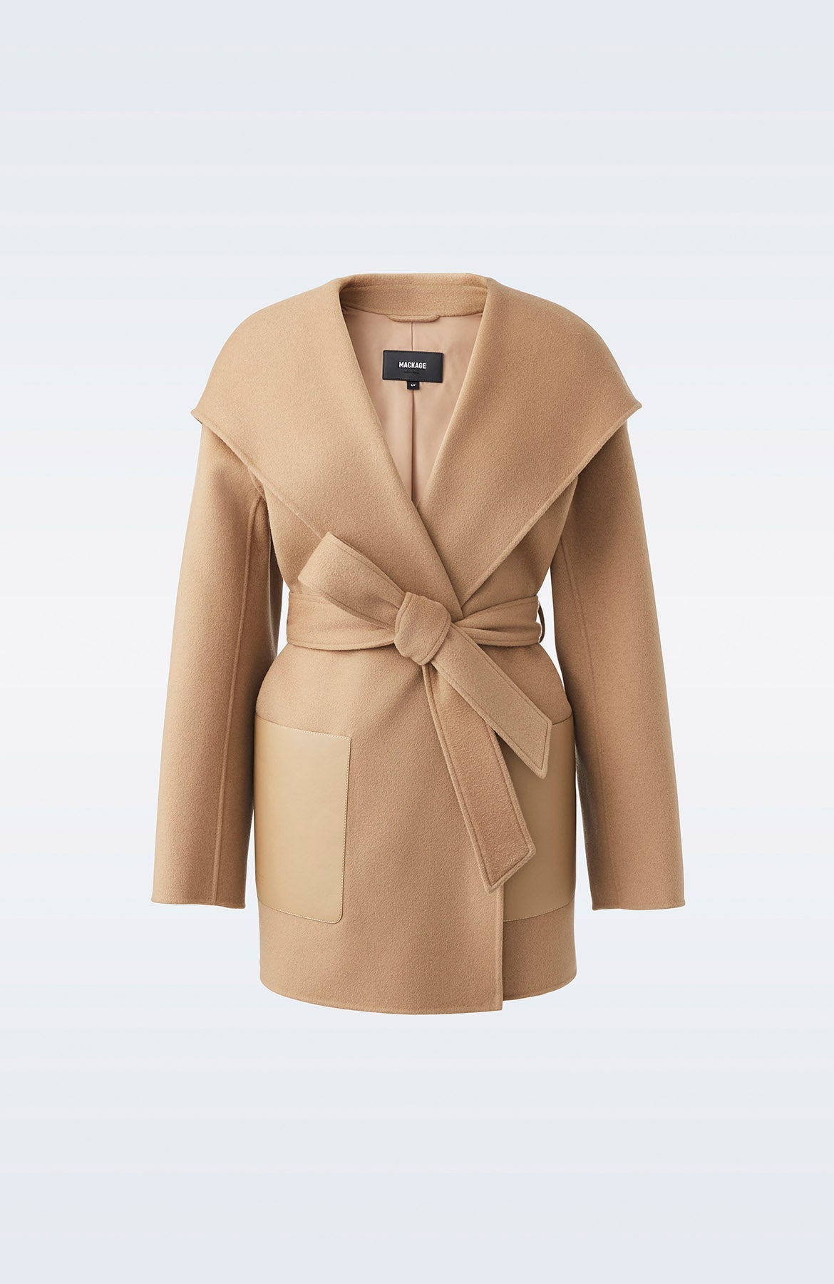 Signature Double Face Hooded Wrap Coat - Women - Ready-to-Wear