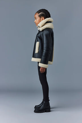 Sheepskin coat for kids sale
