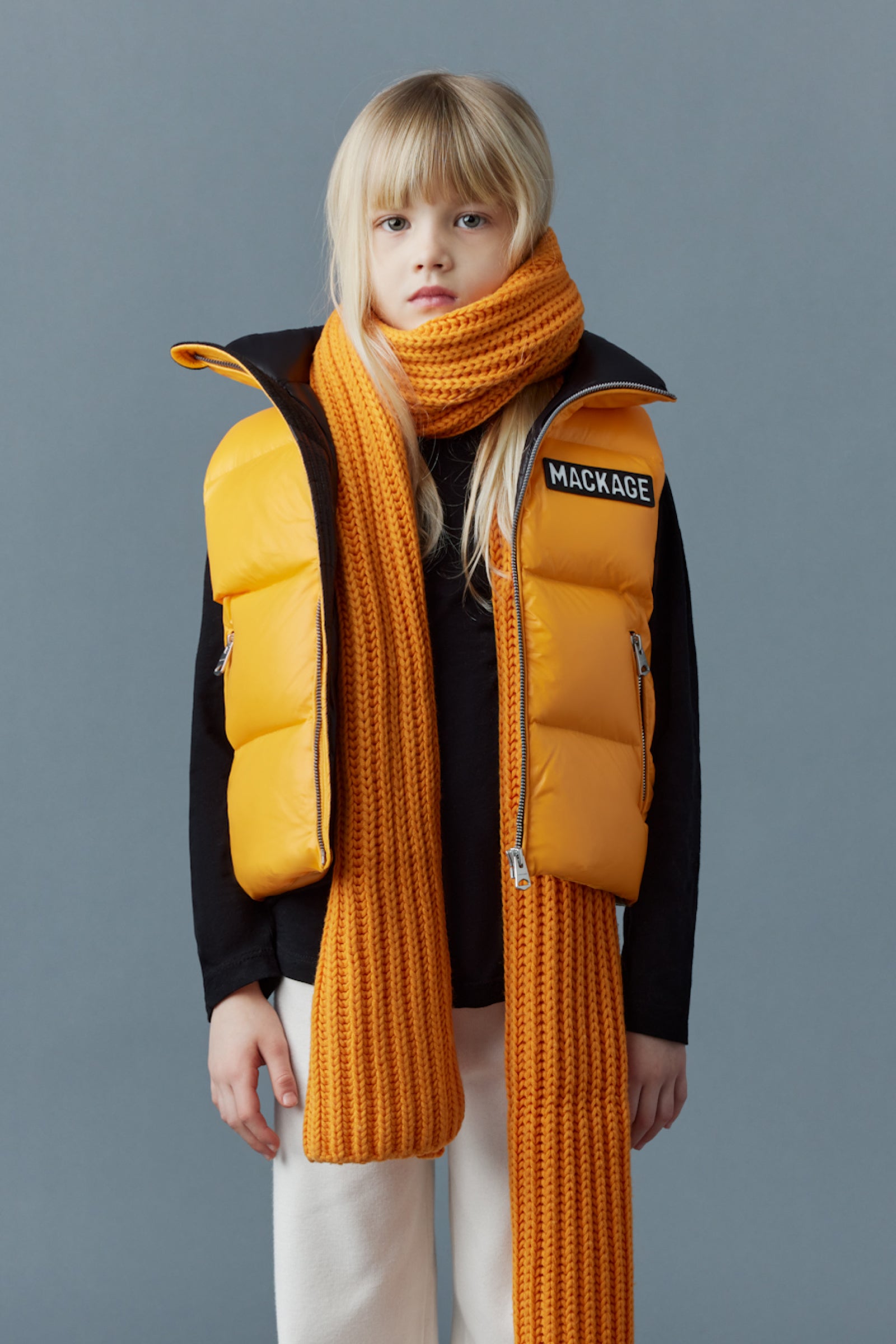 Charlee, Lustrous light down puffer vest for kids (8-14