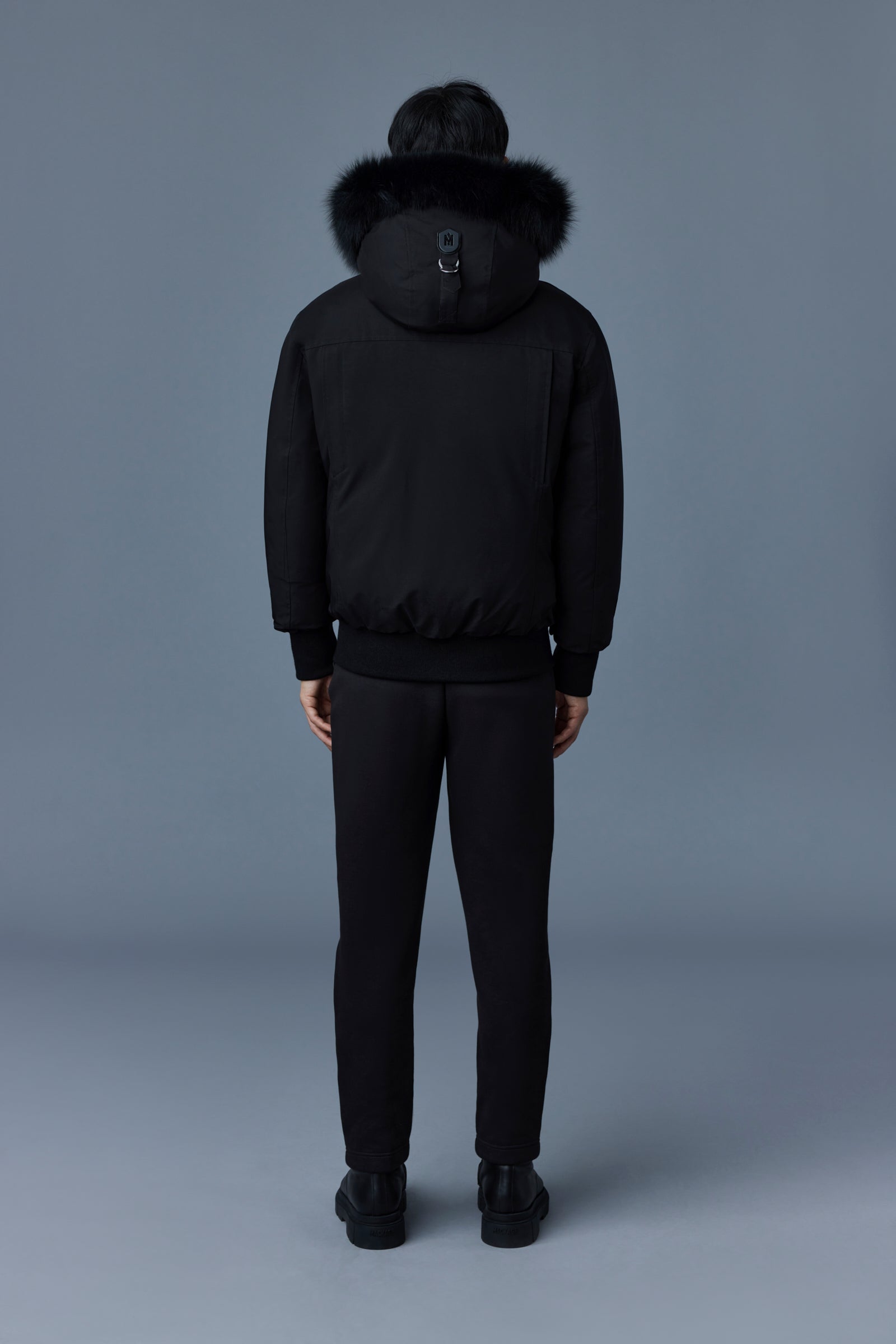 Dixon-BX, 2-in-1 Nordic Tech down bomber with blue fox fur Dixon-BX, 2-in-1 Nordic Tech down bomber with blue fox fur