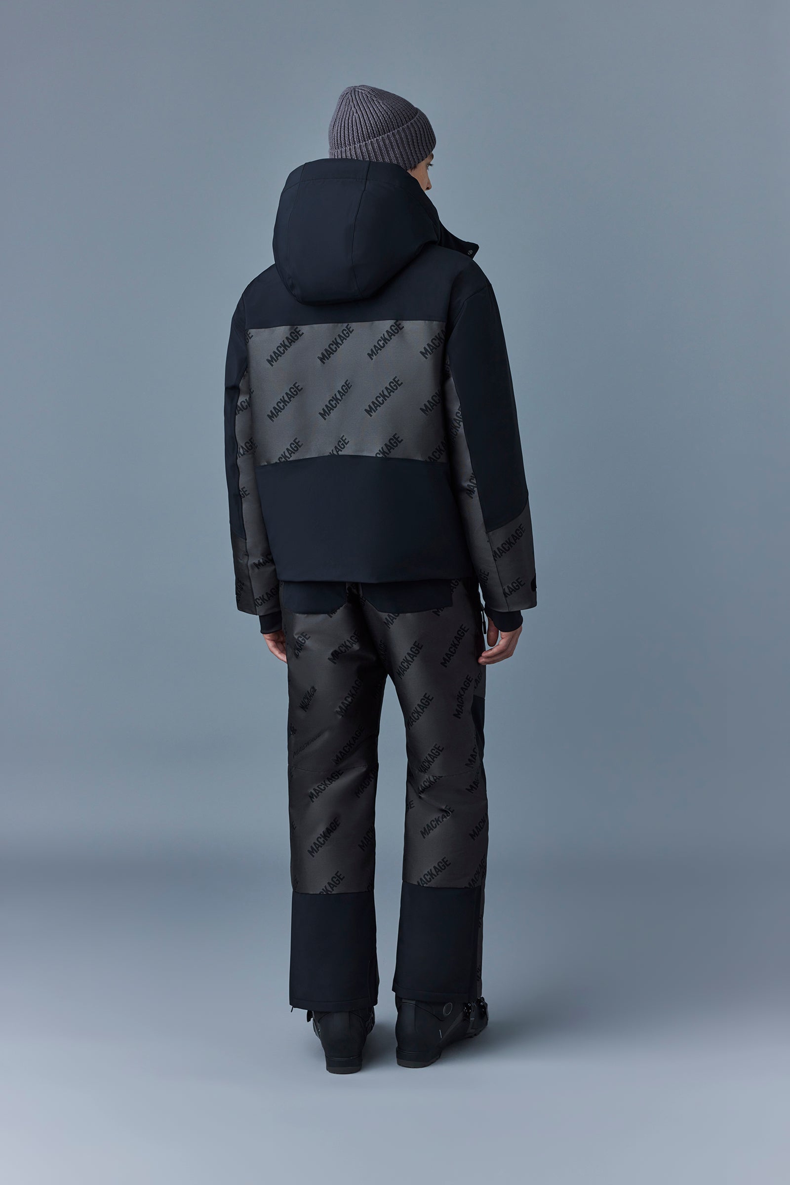 Louis Vuitton 2054 Monogram Windbreaker Jacket Virgil Zip in Black, Men's (Size XL)