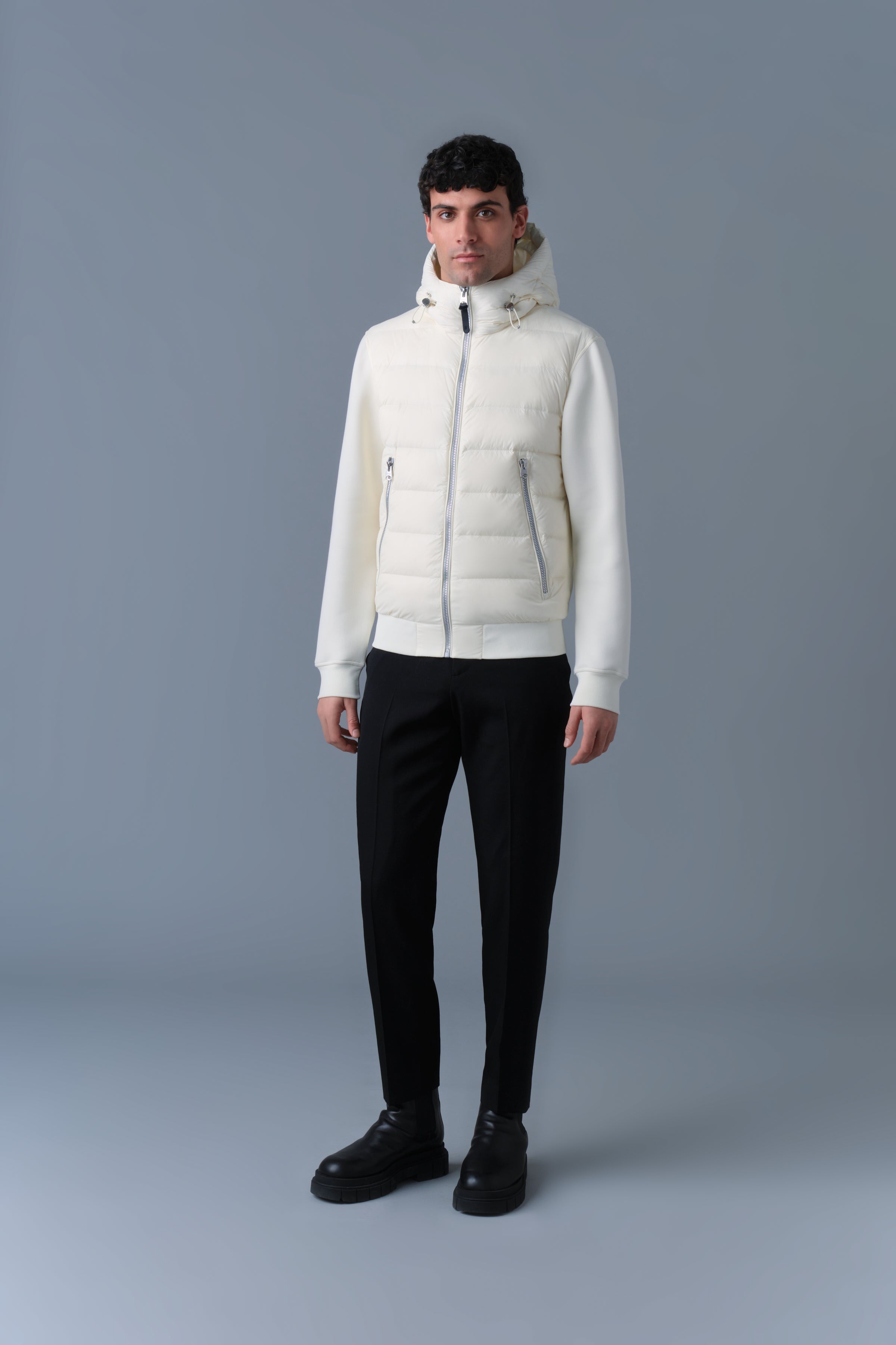 Frank-R, Hybrid jacket with hood | Mackage® US