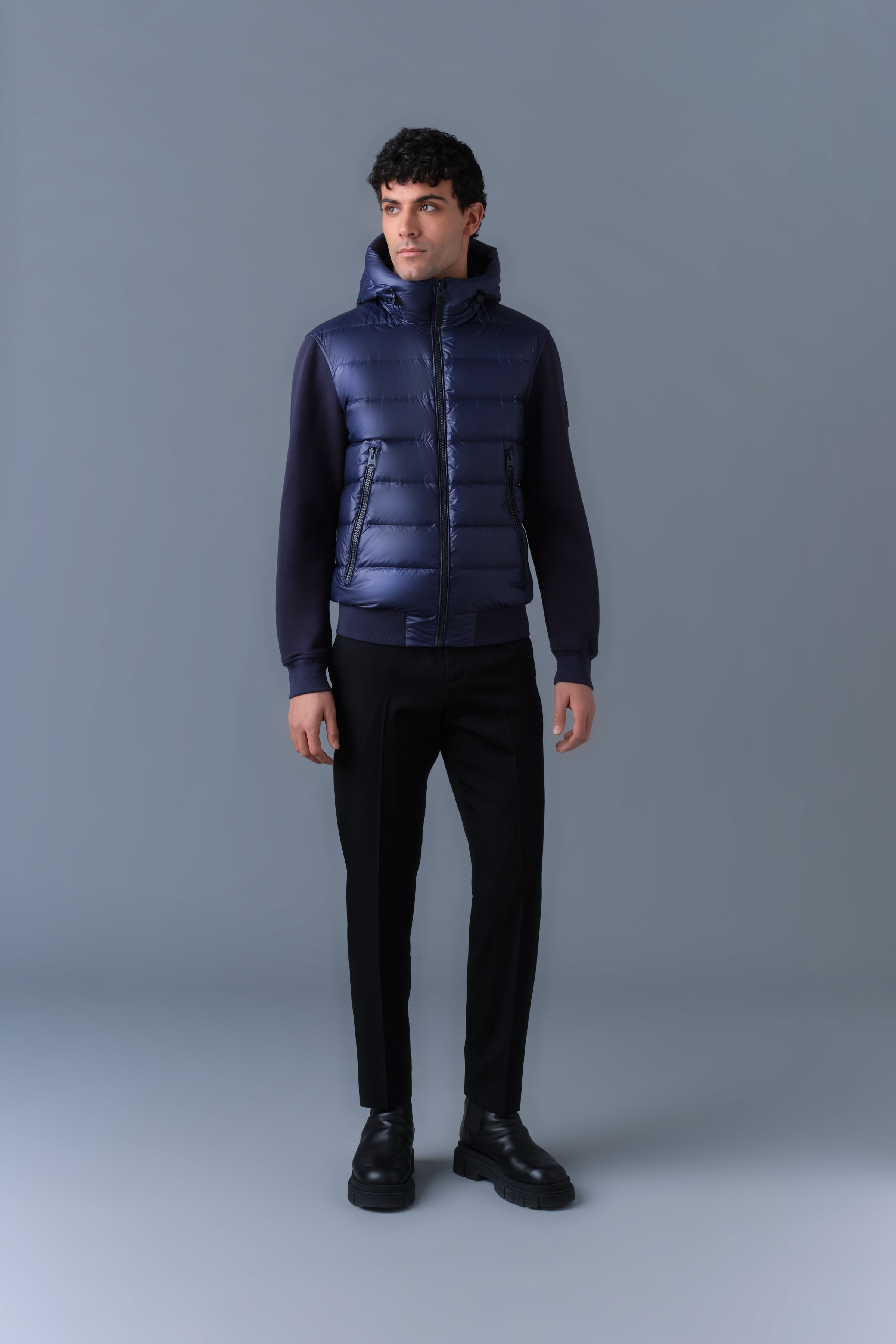 Frank-R, Hybrid jacket with hood | Mackage® US