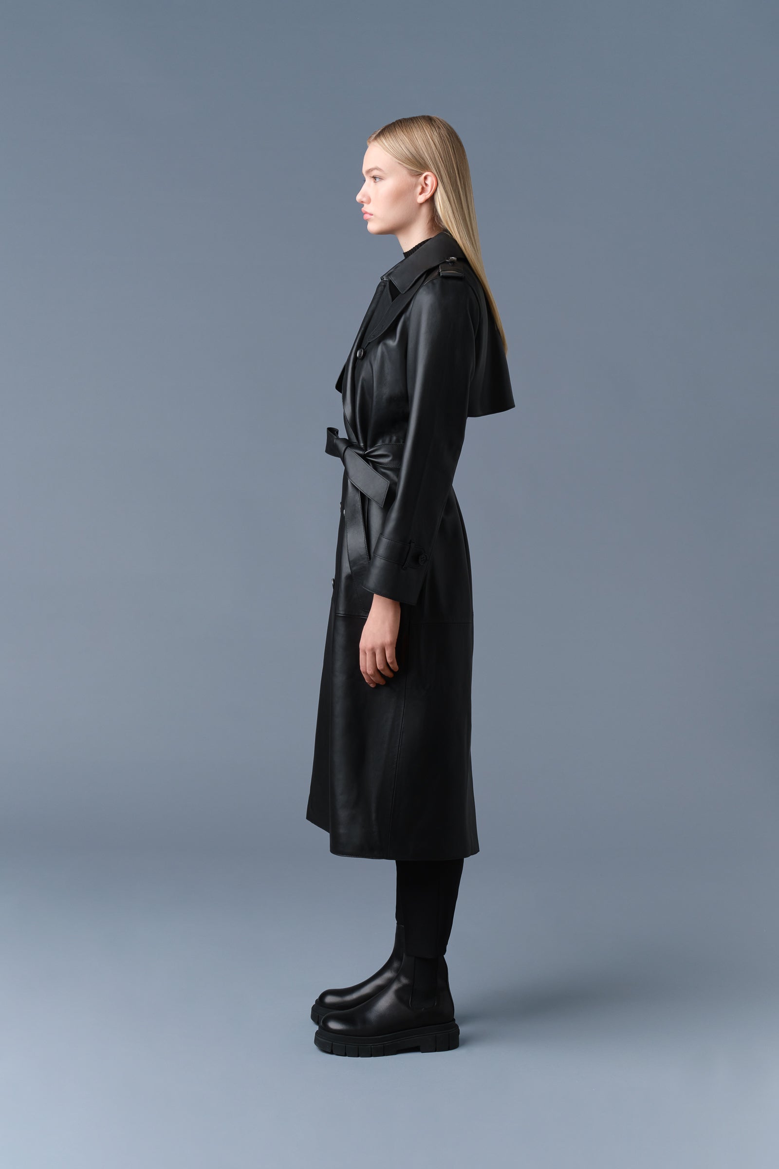 GAEL-V Double-Breasted Trench for Women | Mackage® US