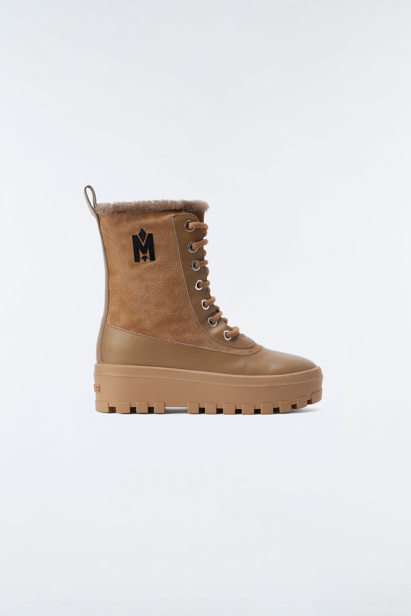 Hero, Shearling-lined lamb suede winter boot for ladies | Mackage® US