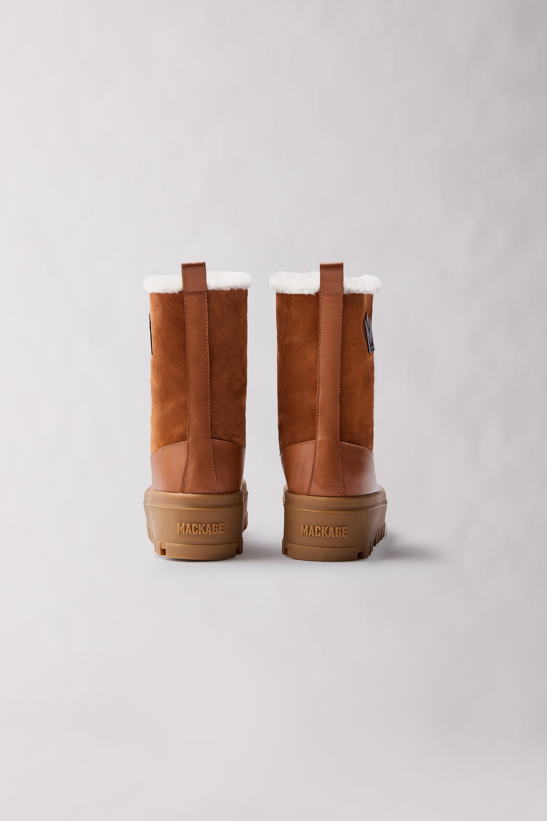 【美品・正規品】MM6 sheep skin boots MM6 Maison Margiela - Shearling platform knee-high boots MM6