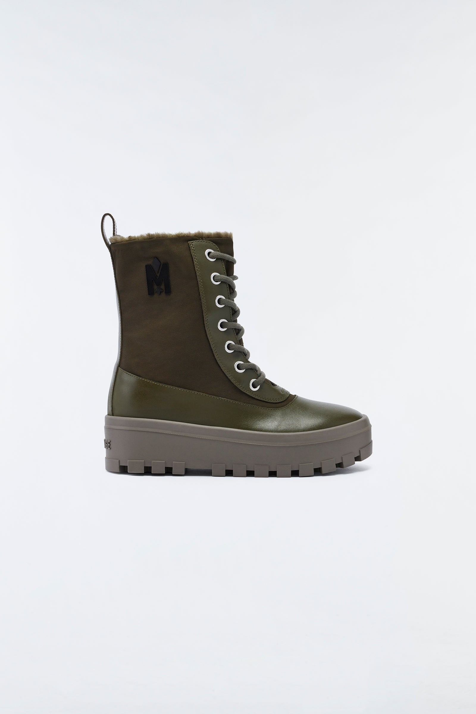 【関税込み】MACKAGE カーキ Hero-W ブーツ MACKAGEのカーキ Hero-W ブーツがセール中