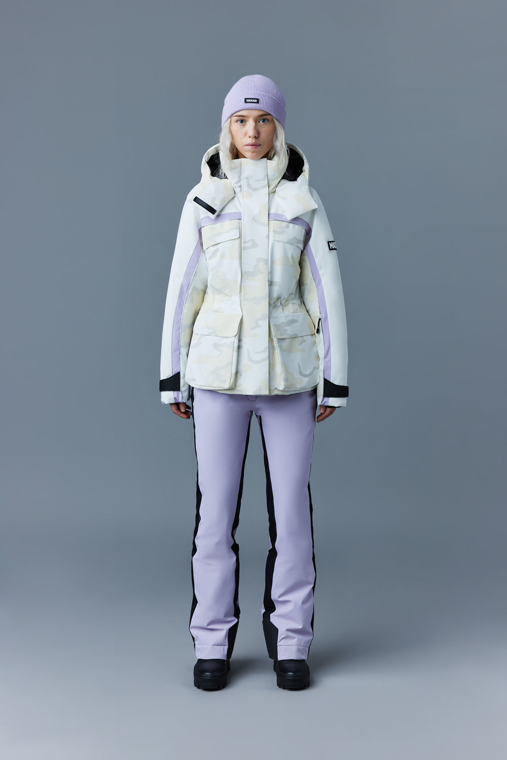 Iclyn, Medium down ski jacket with removable hood for ladies | Mackage® US