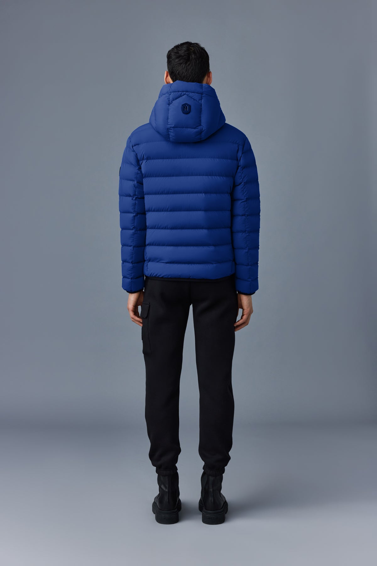 Jack, Agile-360 stretch light down jacket with hood for men