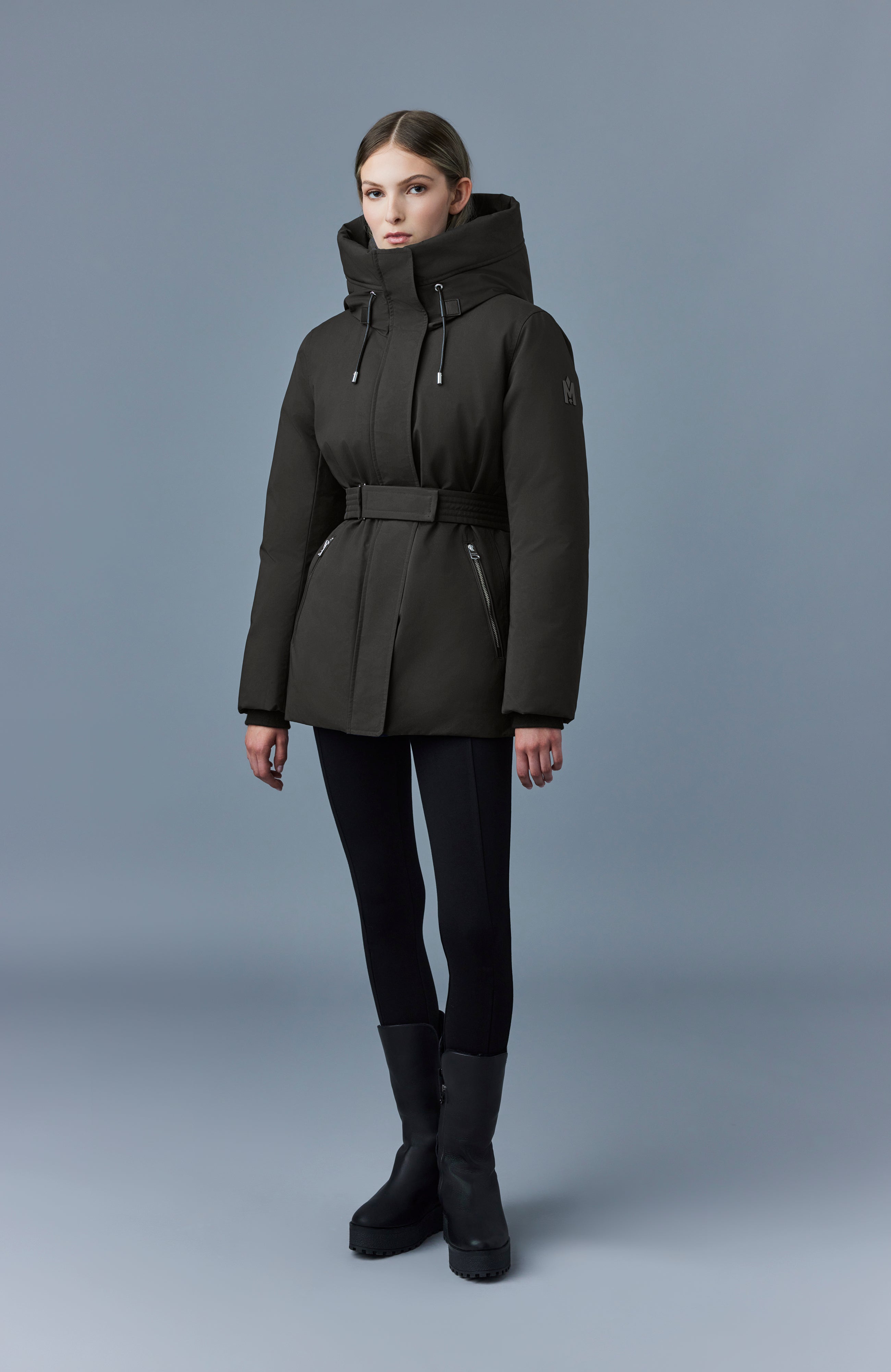 Jeni-NFZ, 2-in-1 Down parka with removable bib for ladies
