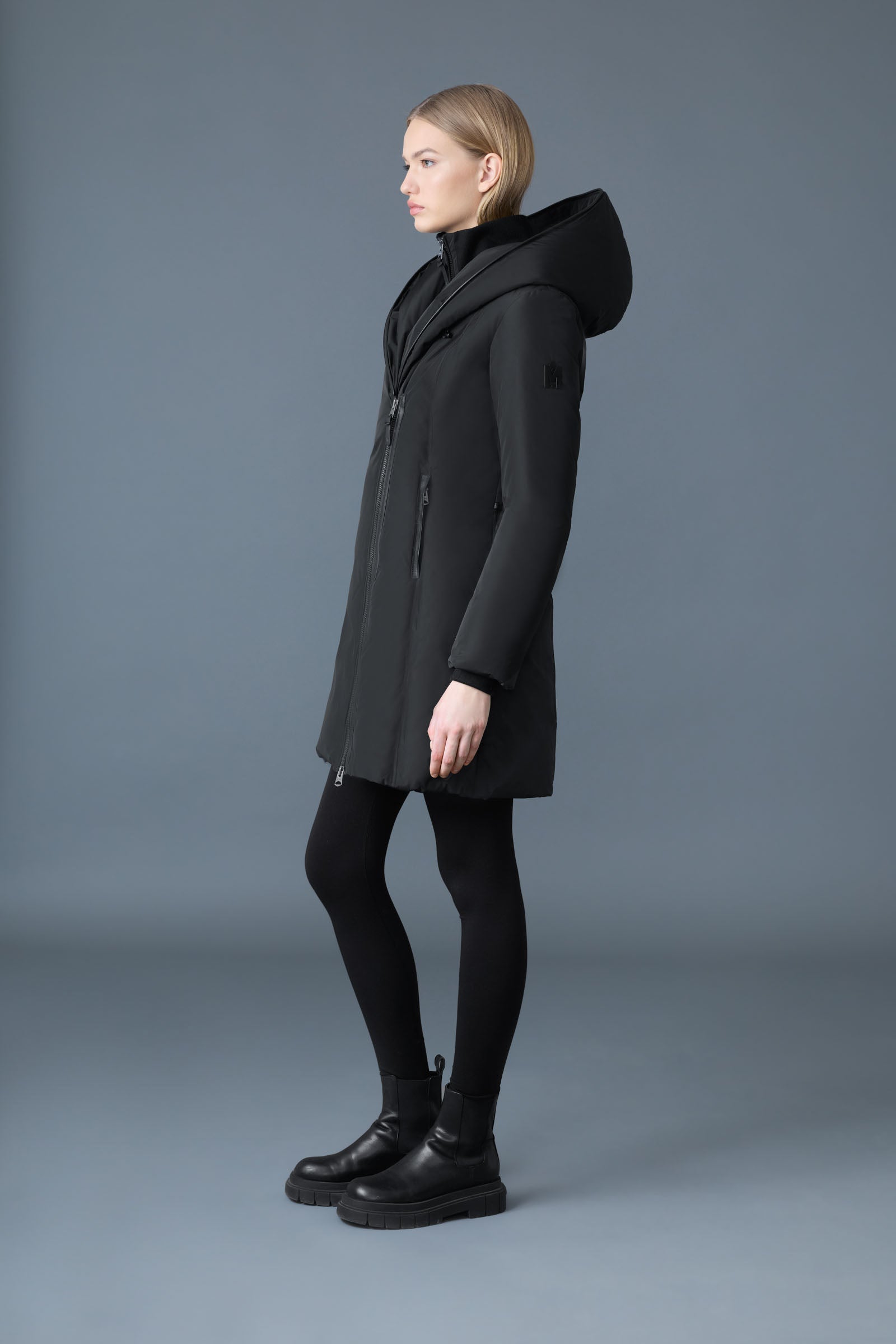 マッカージュXS KAY-NFR Kay-NFR, Down coat with Signature Mackage Collar for ladies