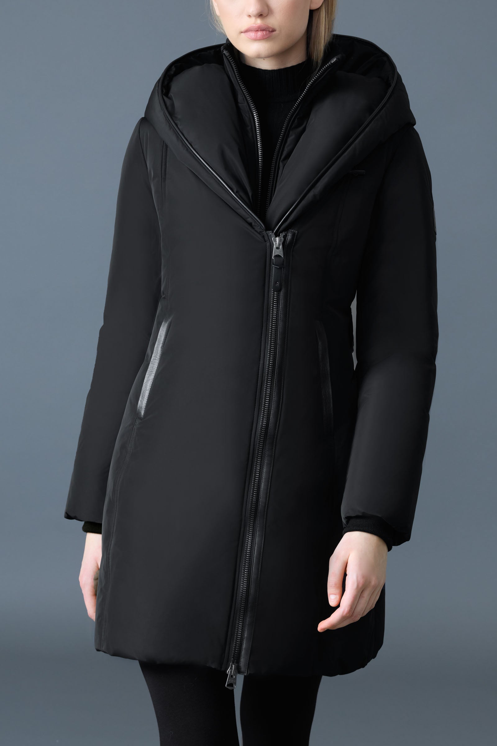 マッカージュXS KAY-NFR Kay-NFR, Down coat with Signature Mackage Collar for ladies