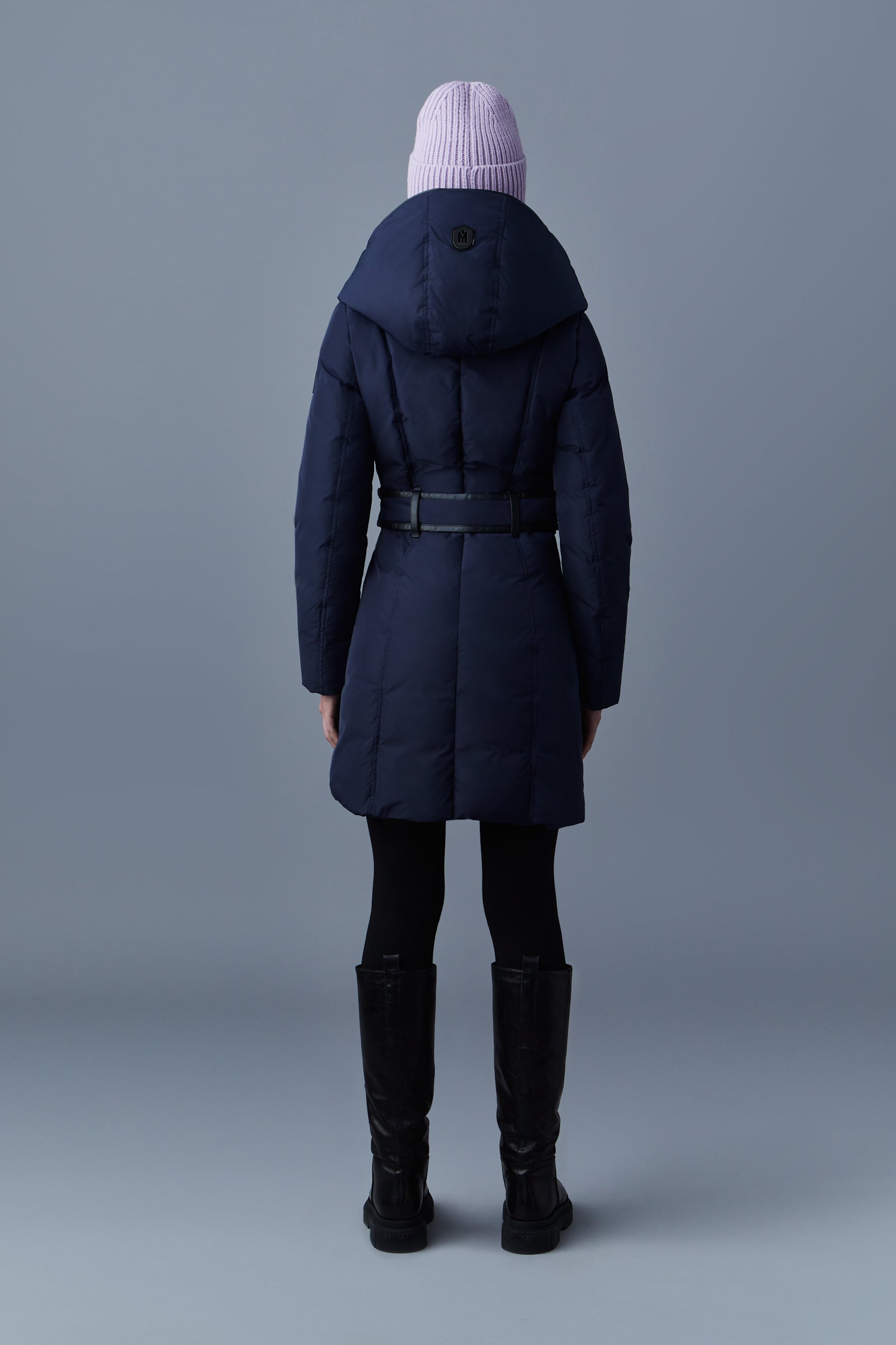 Kay-NFR, Down coat with Signature Mackage Collar for ladies