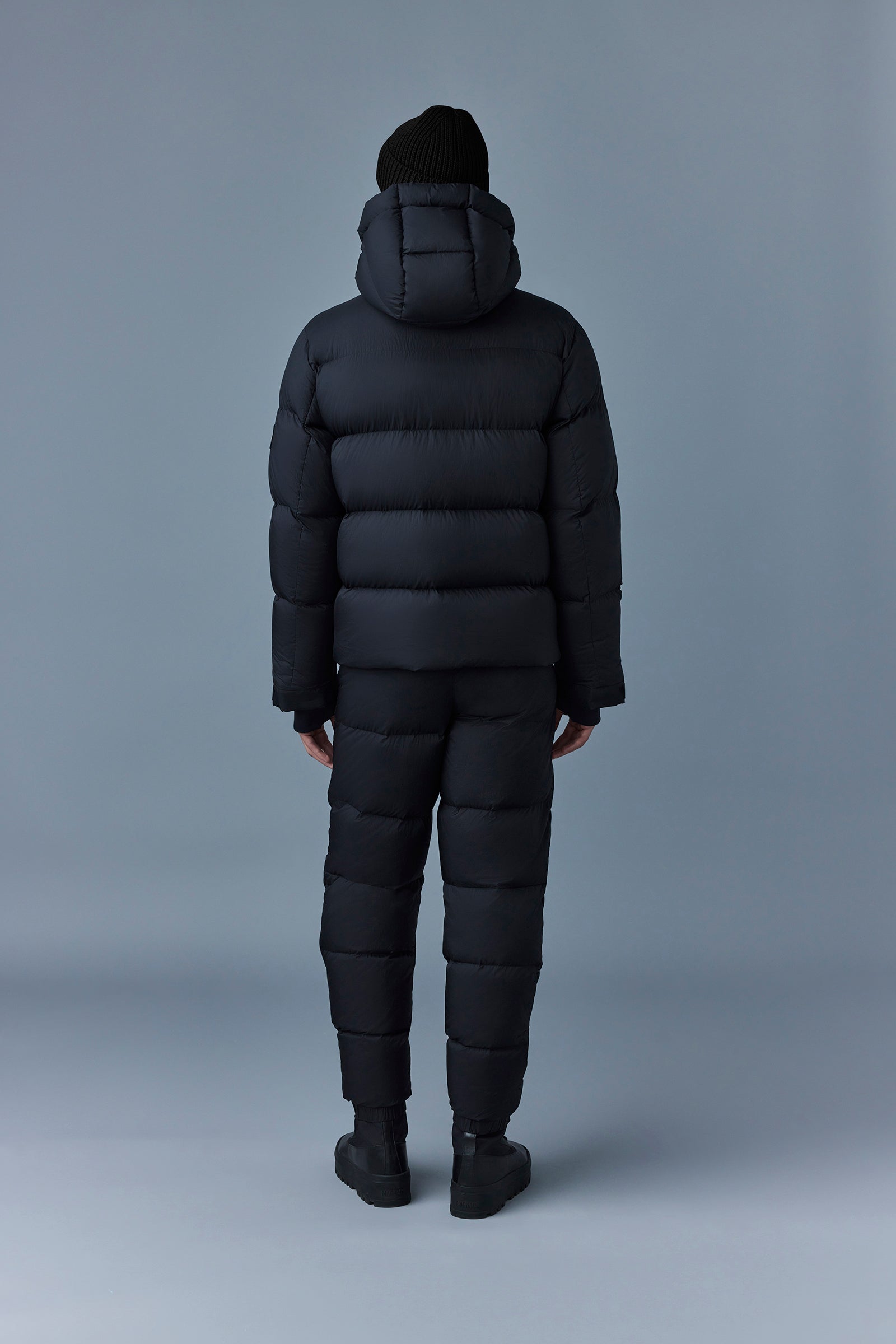 Kenji, Down ski jacket with asymmetrical zip closure for men