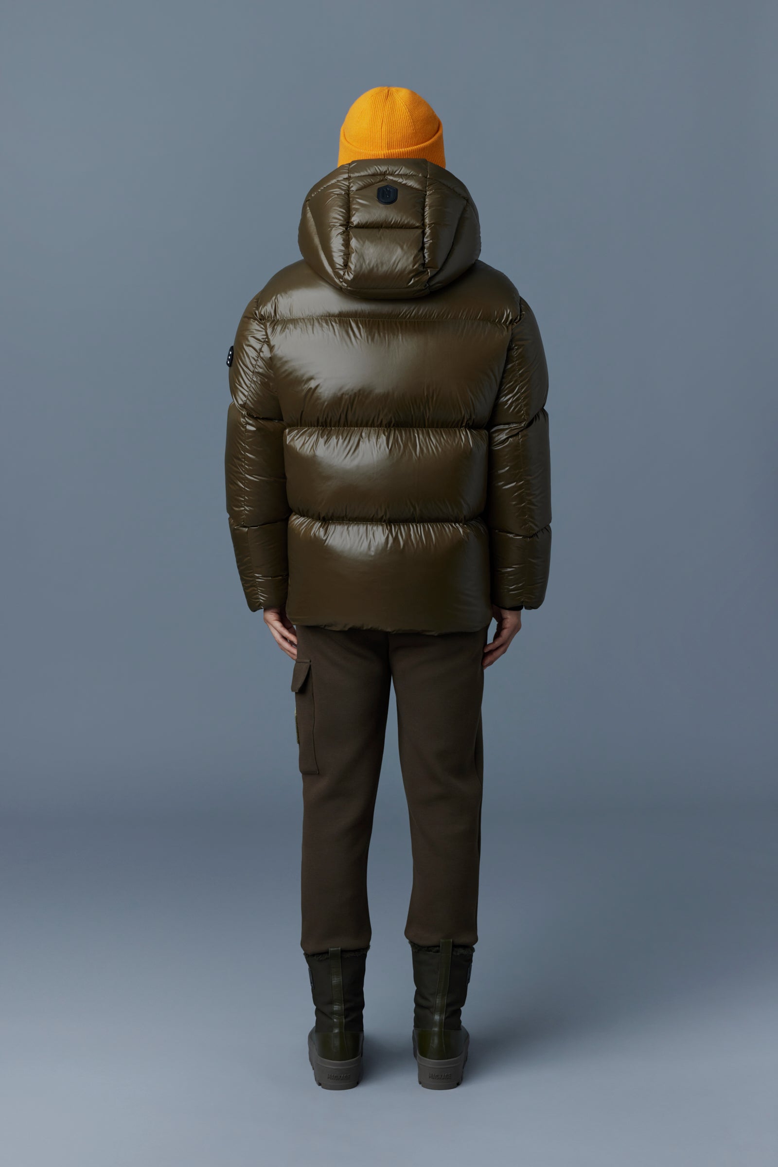 Kent, Lustrous down jacket with hood for men | Mackage® US