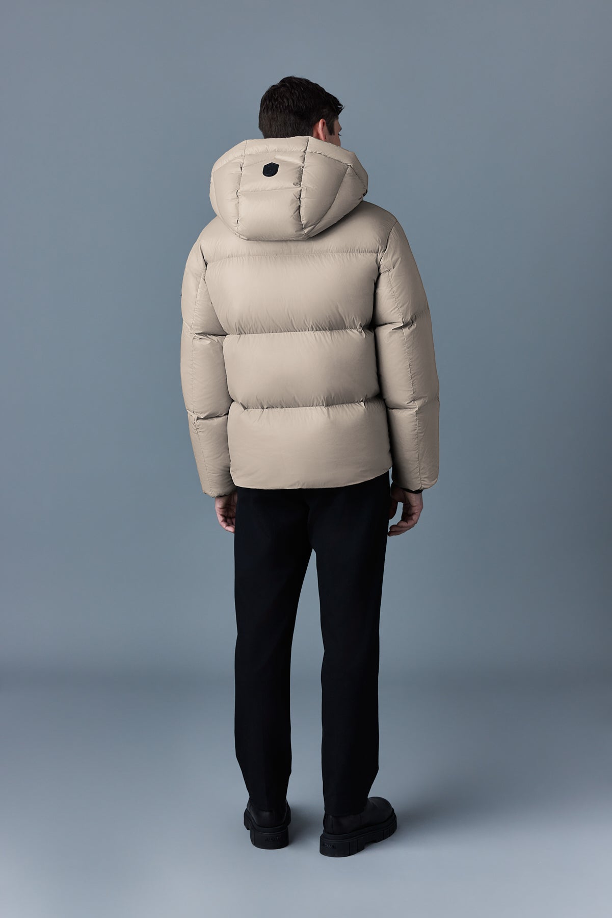 Kent, Lustrous down jacket with hood for men | Mackage® US