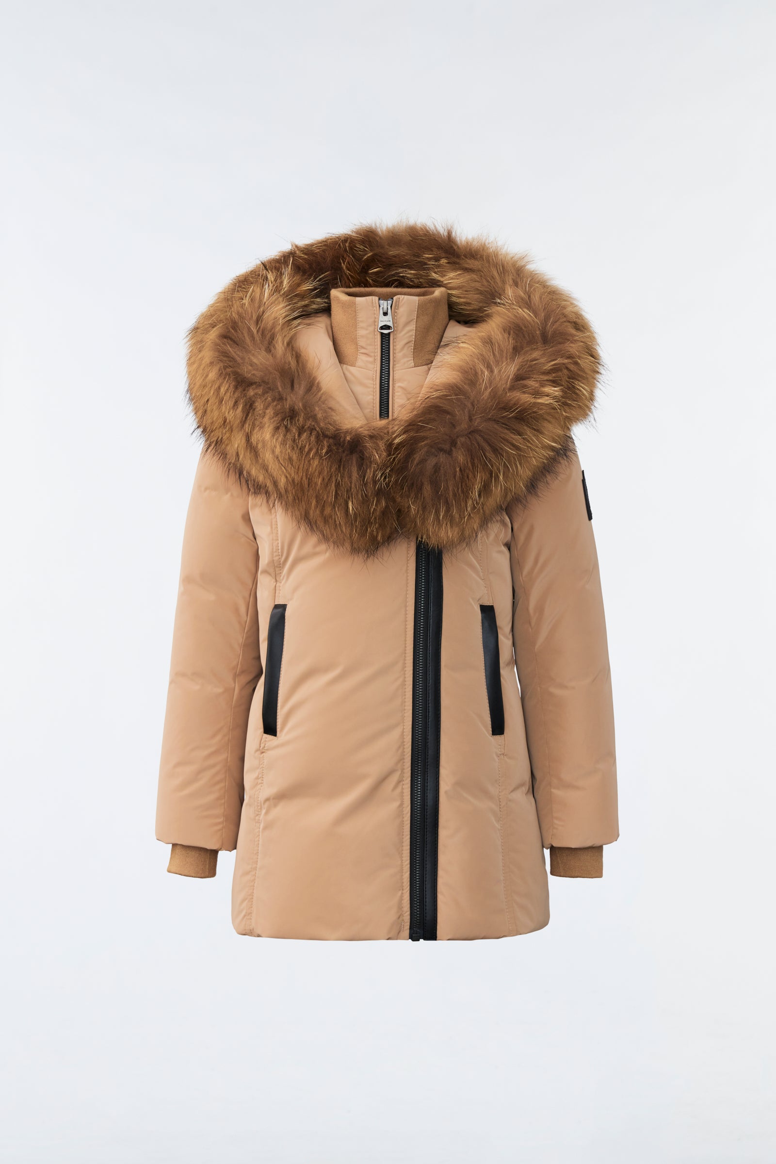 Leelee, Down coat with removable natural fur Signature Mackage
